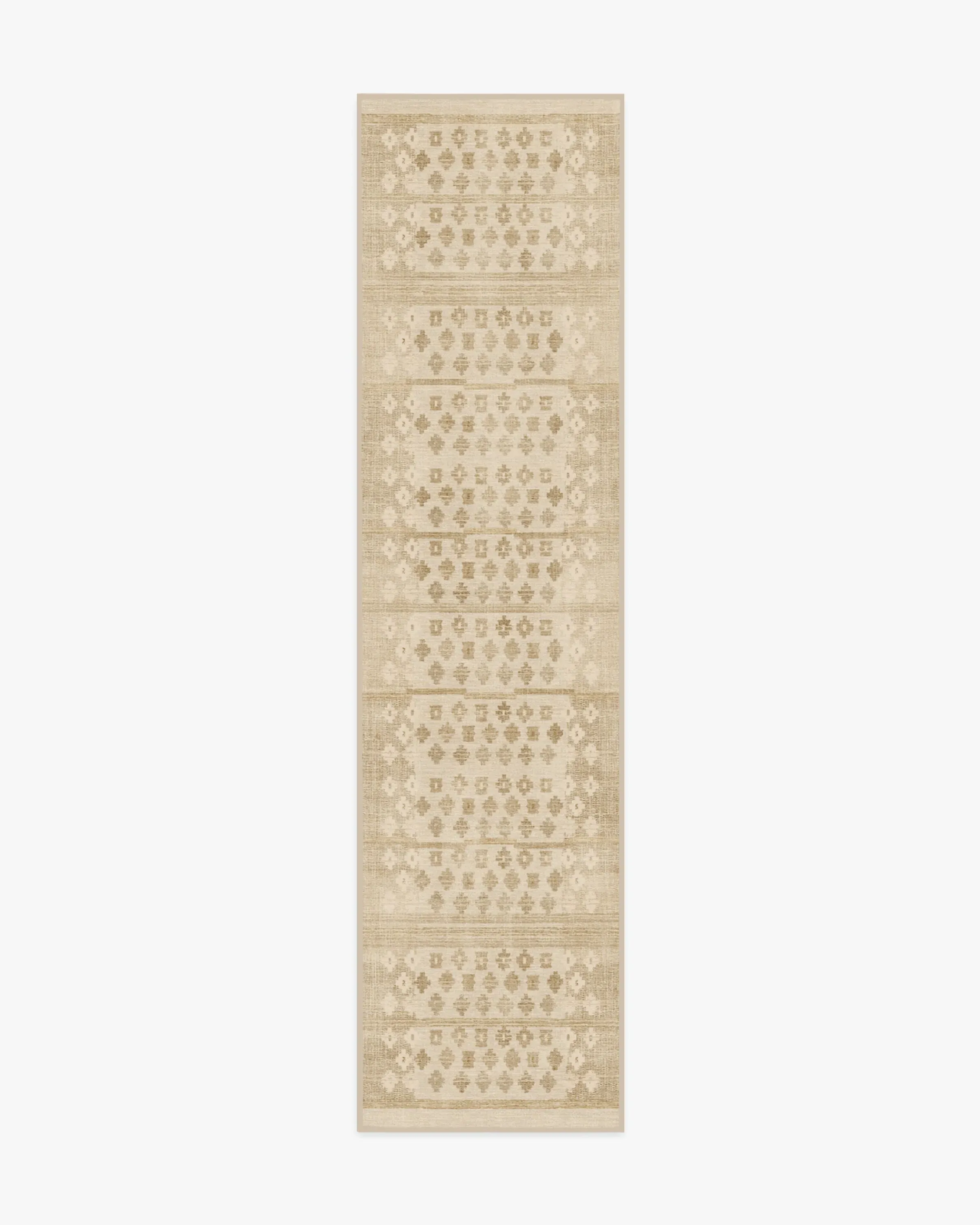 Runner Area Rug Machine Washable - Natural