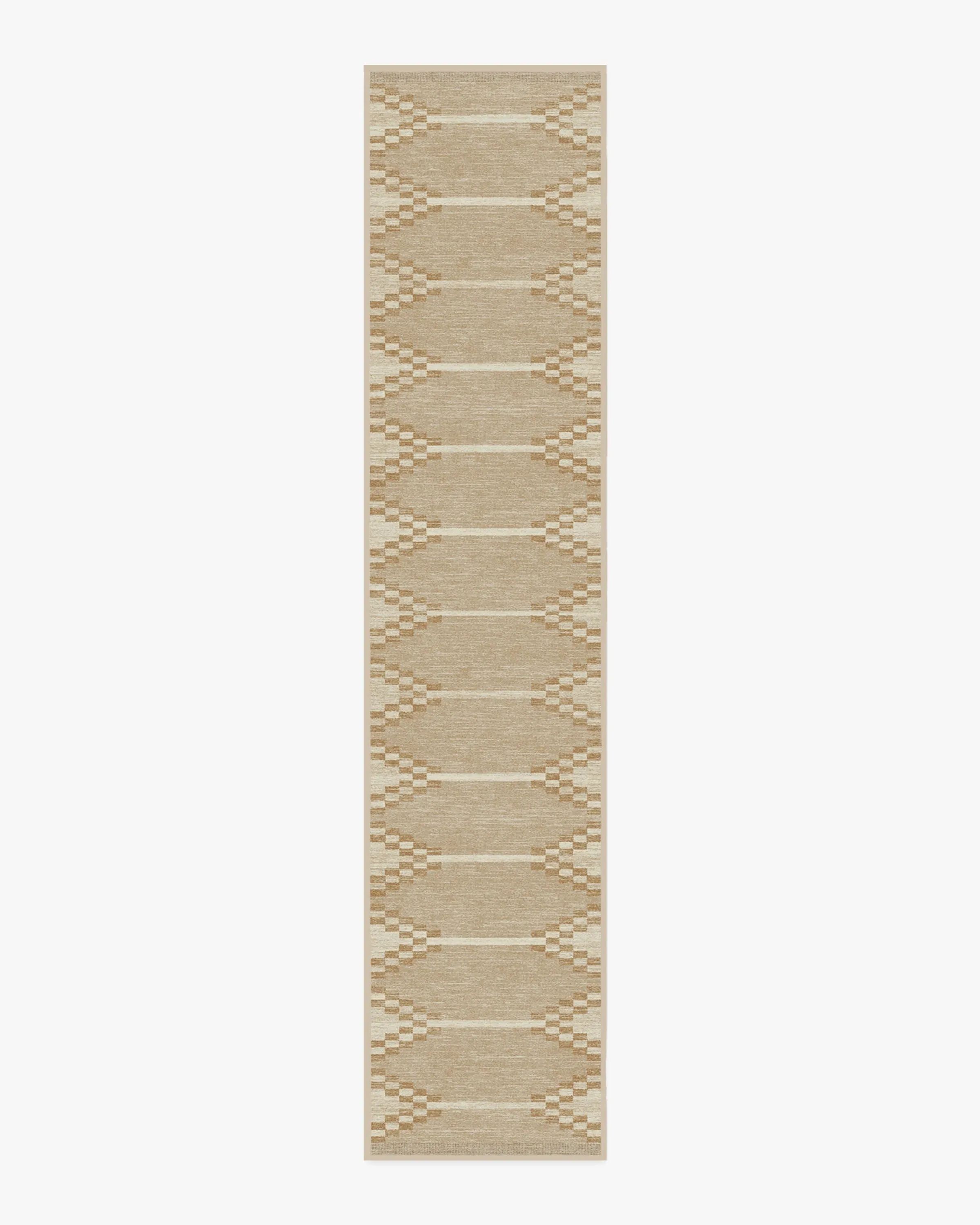 Runner Area Rug Machine Washable - Natural