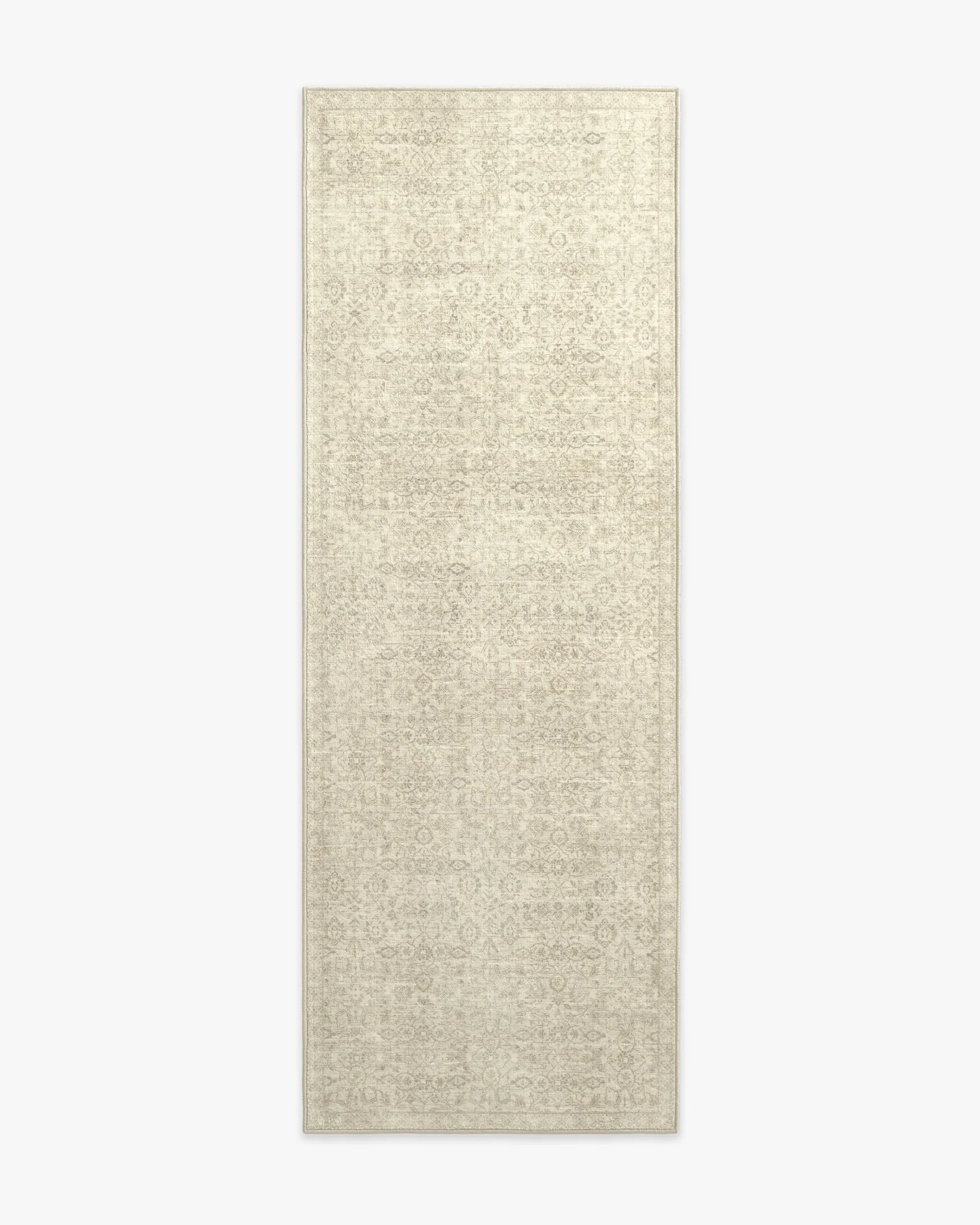Runner Area Rug Machine Washable - Natural