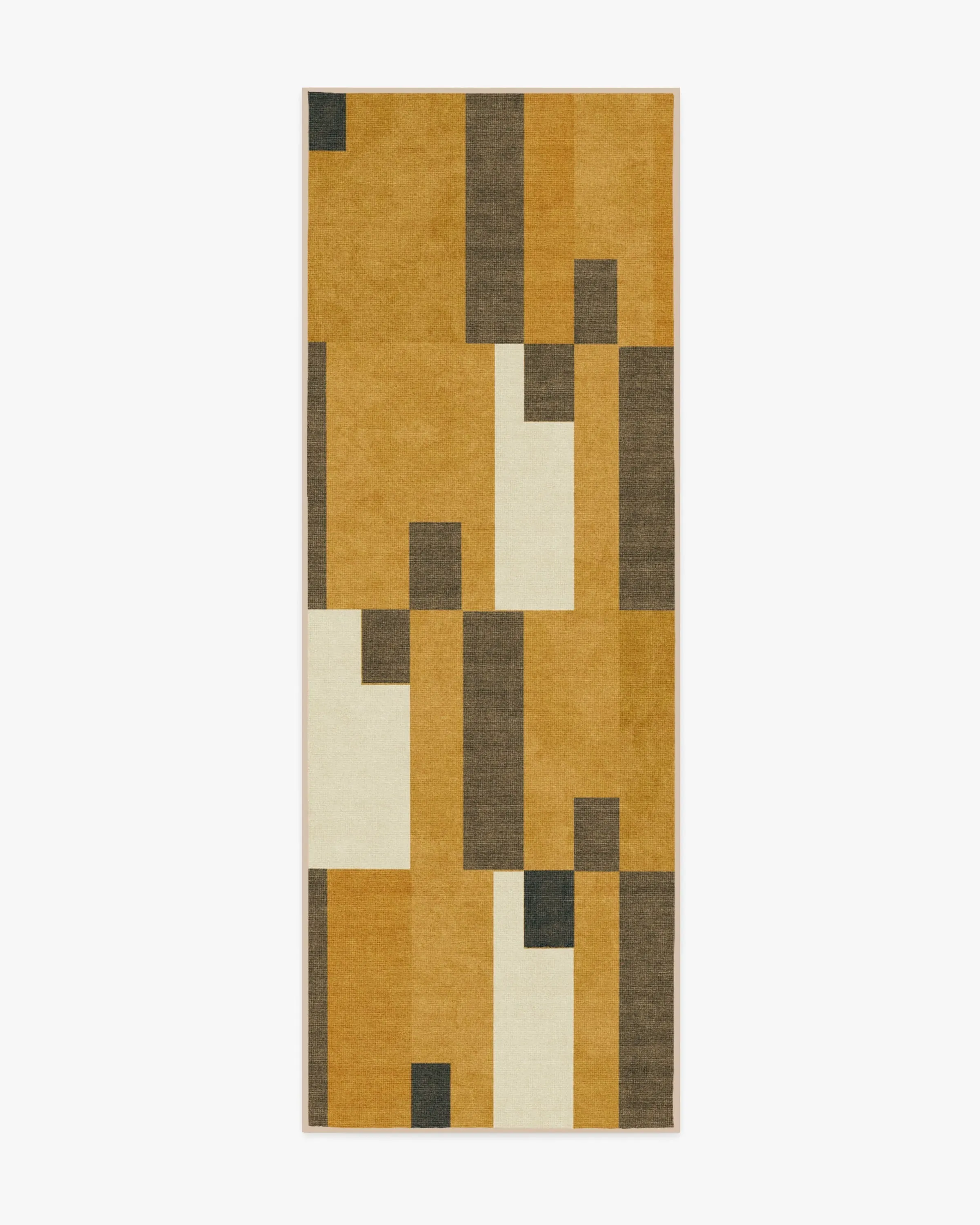 Runner Area Rug Machine Washable - Ochre