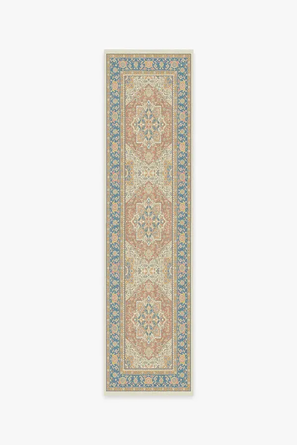 Runner Area Rug Machine Washable - Orange