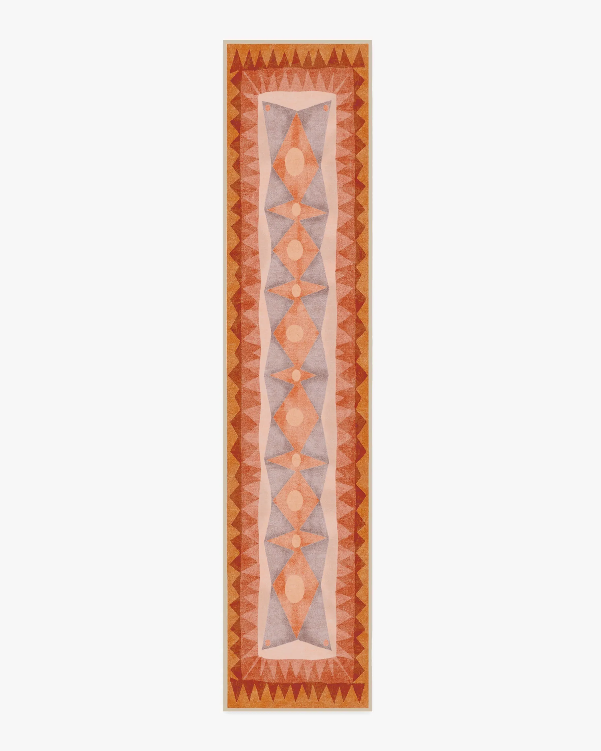 Runner Area Rug Machine Washable - Orange