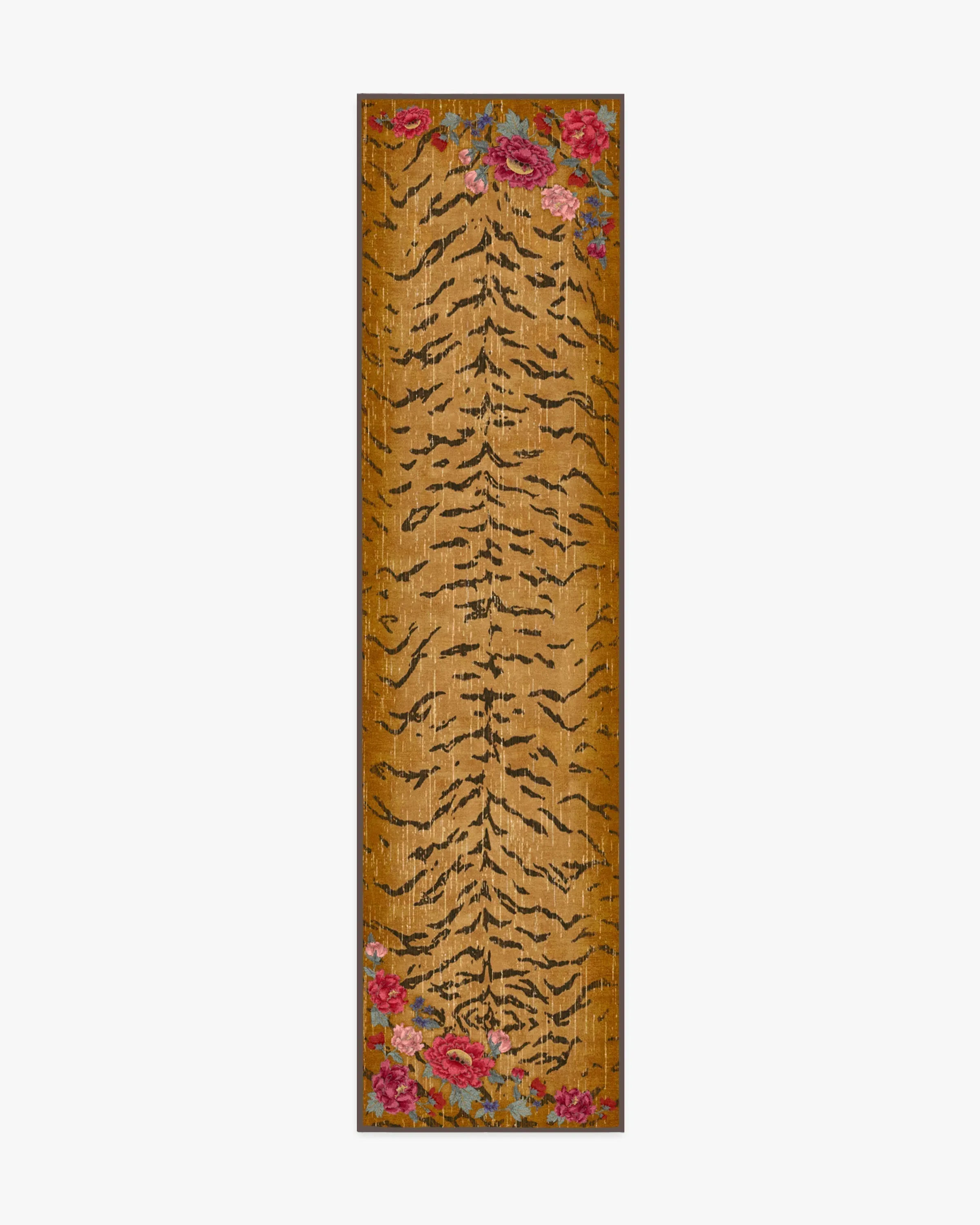Runner Area Rug Machine Washable - Orange