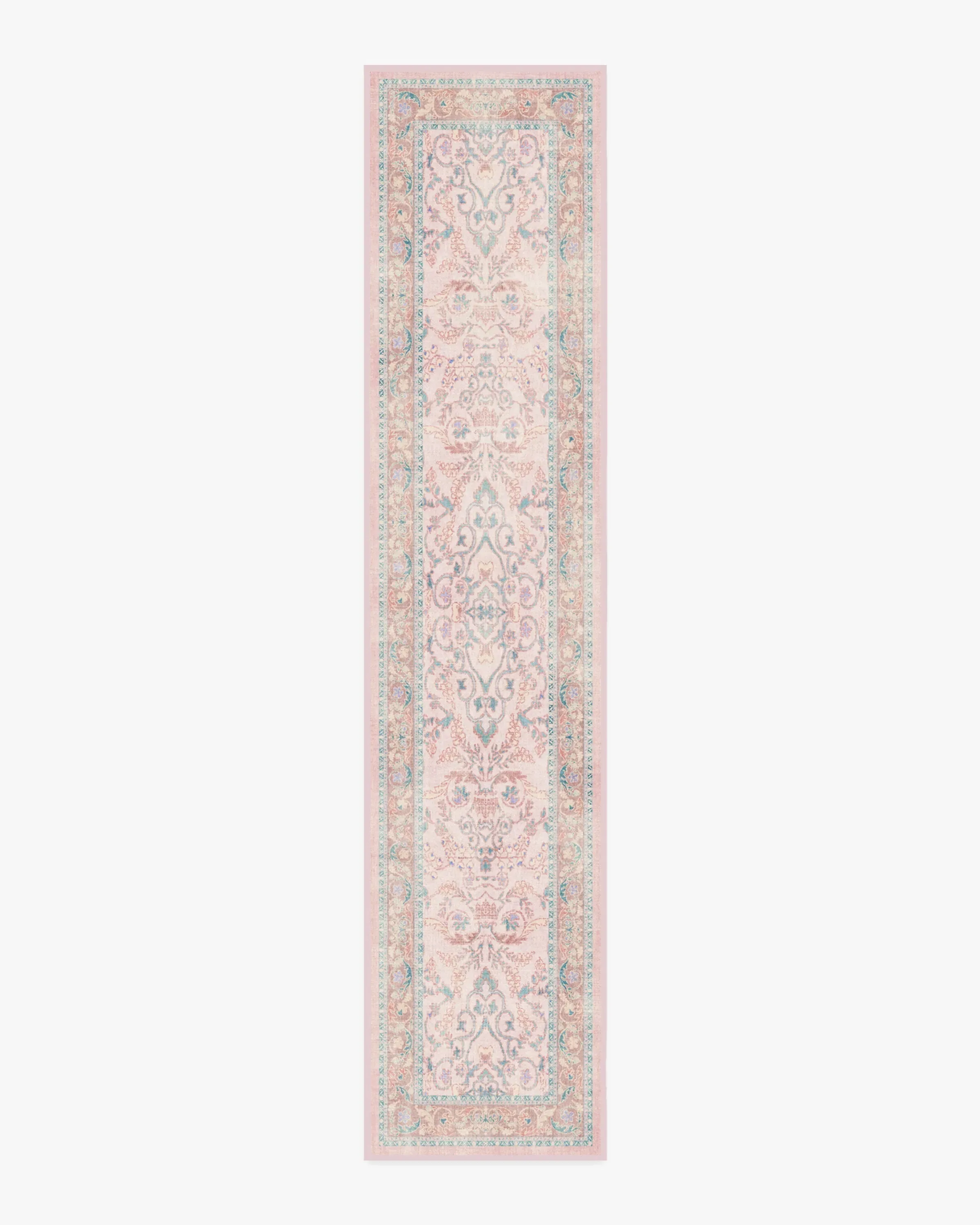 Runner Area Rug Machine Washable - Pink
