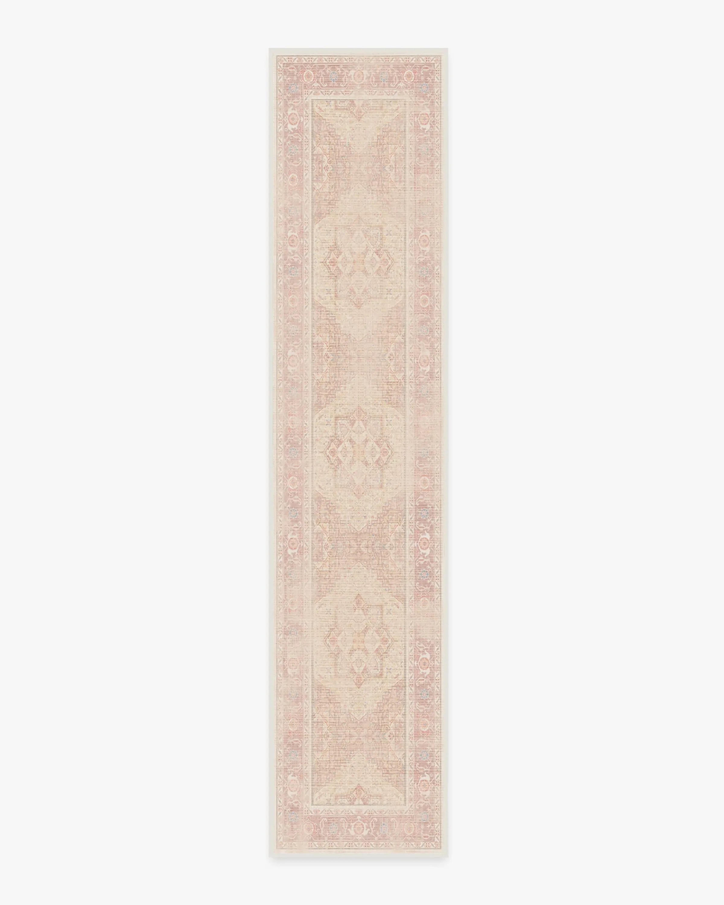 Runner Area Rug Machine Washable - Pink, Chenille