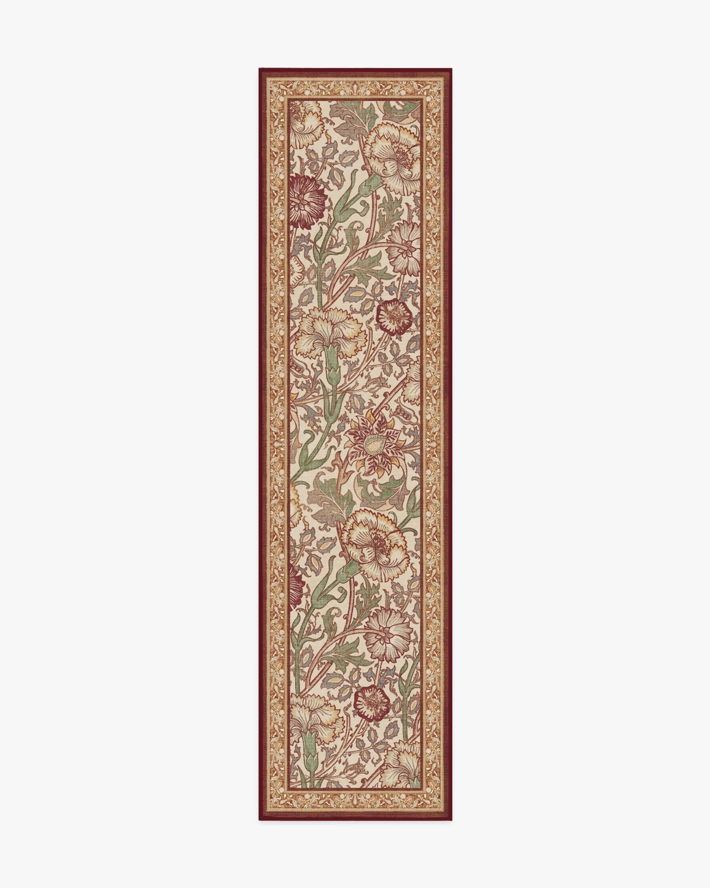 Runner Area Rug Machine Washable - Pink, Flatwoven