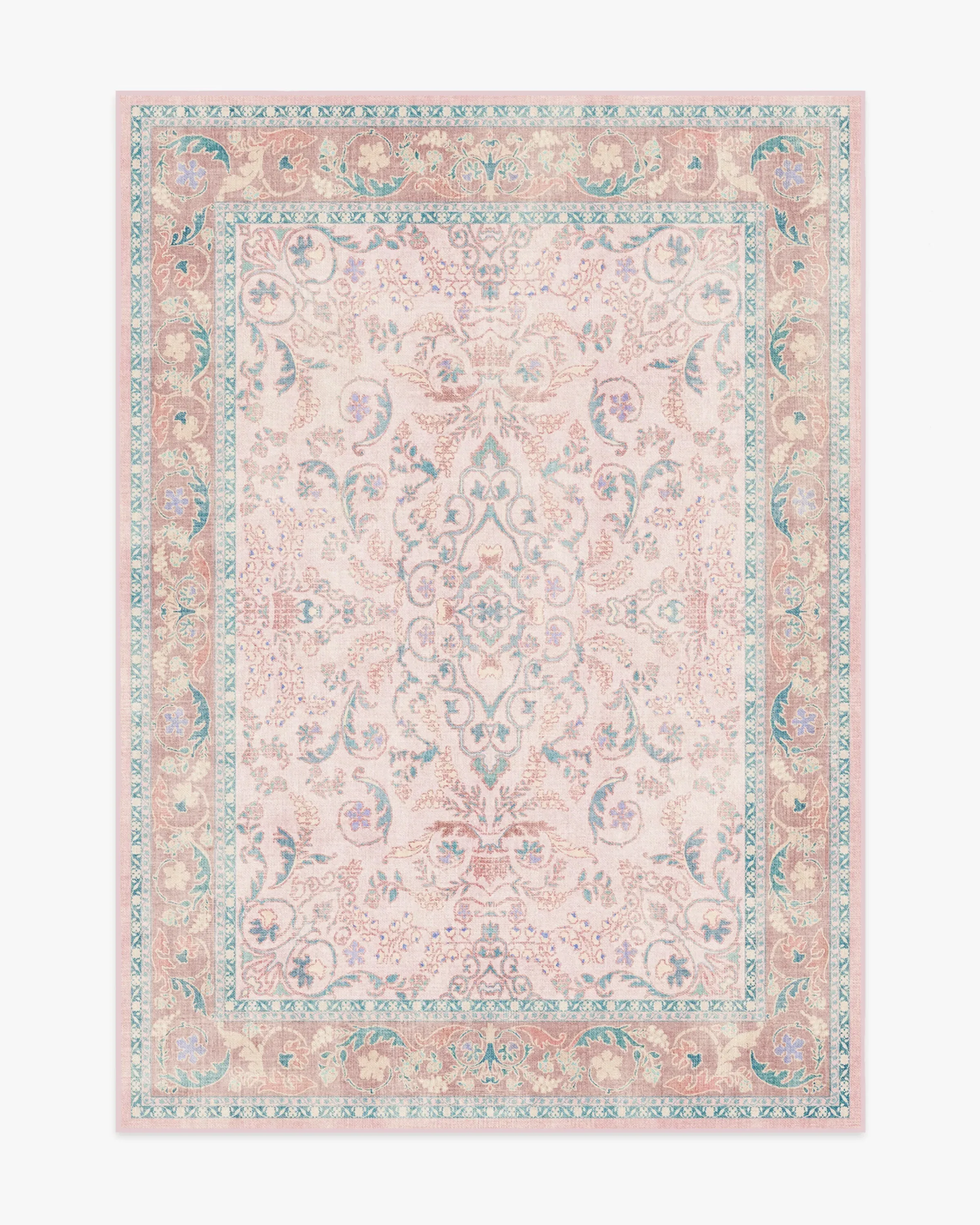 Runner Area Rug Machine Washable - Pink