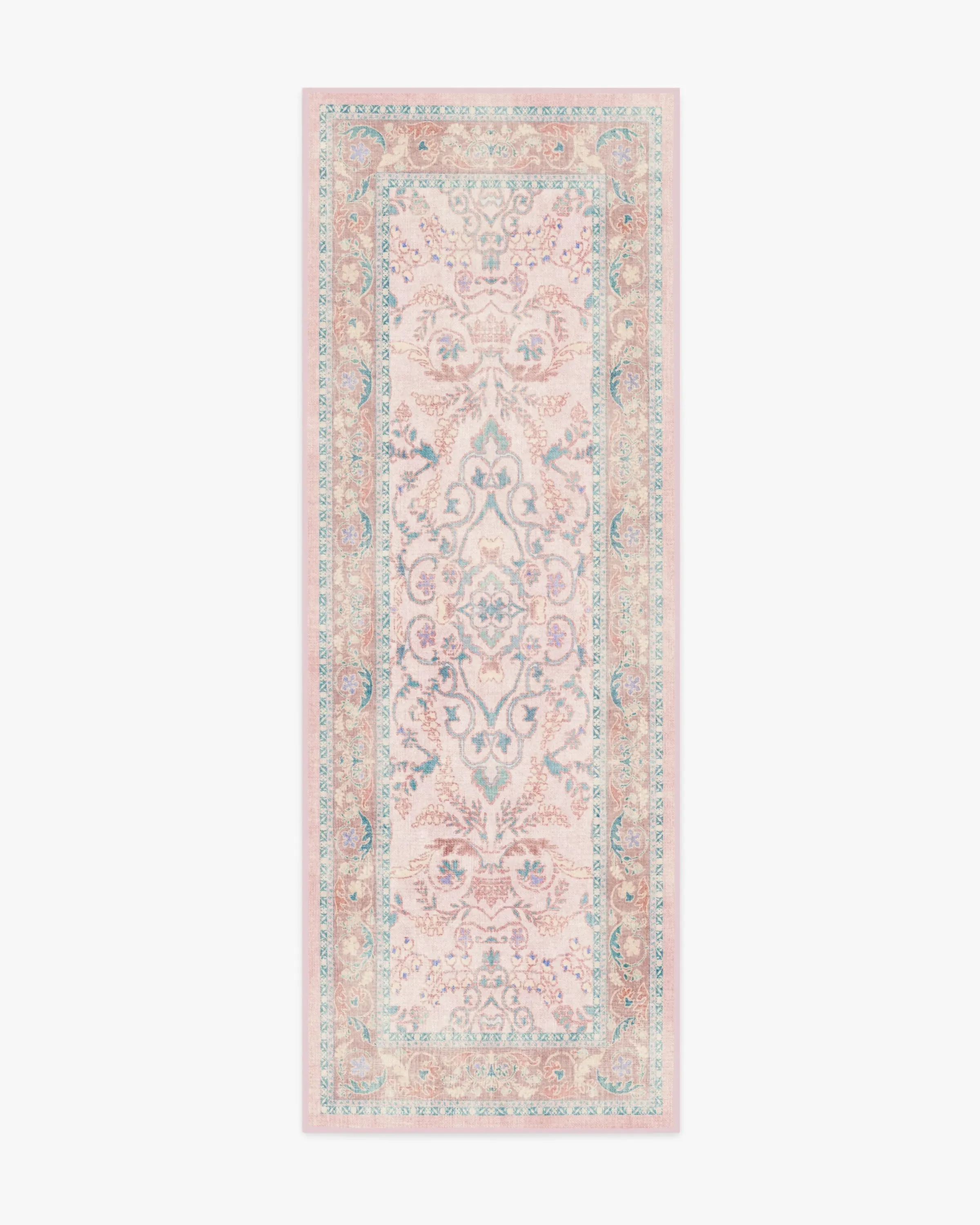 Runner Area Rug Machine Washable - Pink