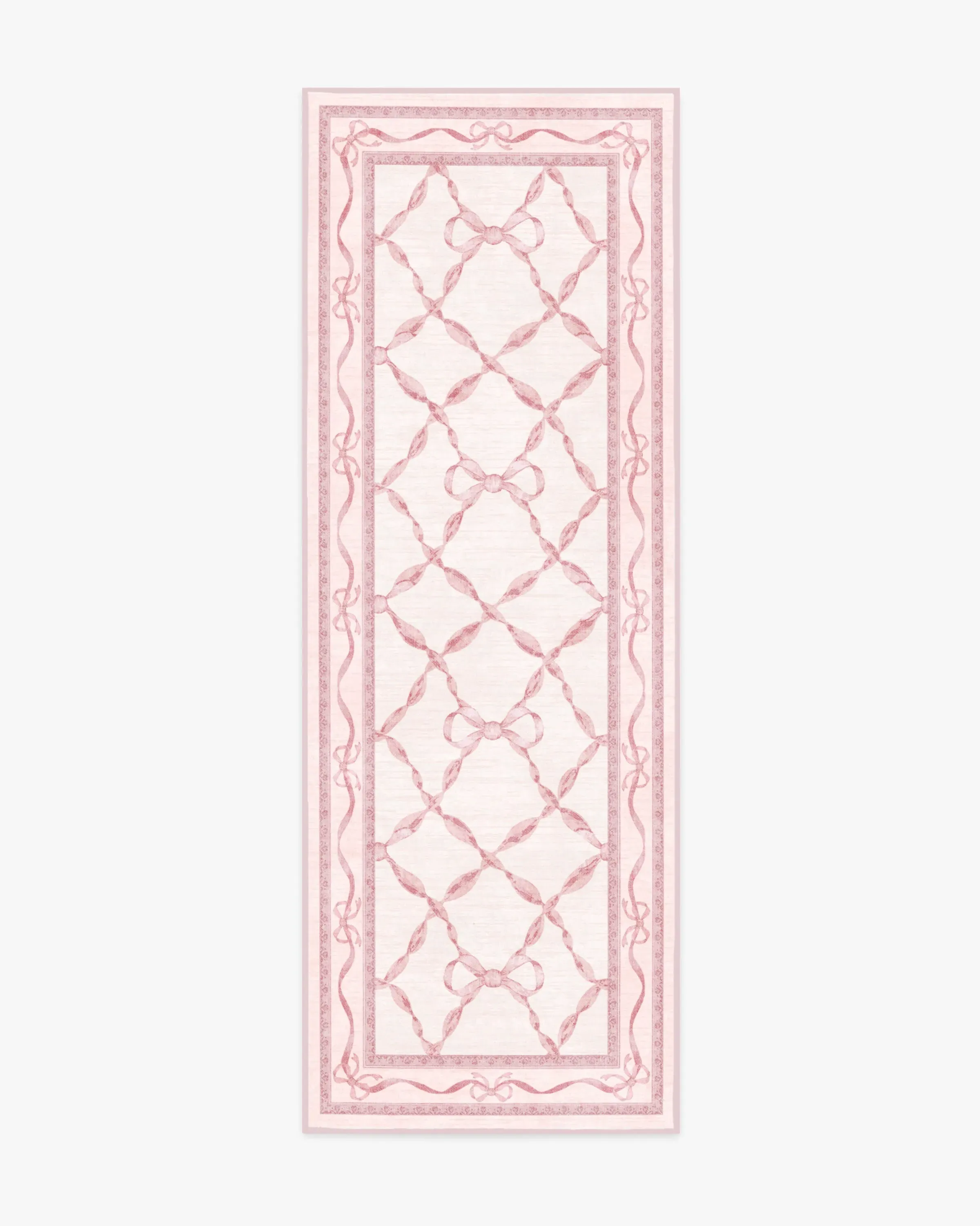 Runner Area Rug Machine Washable - Pink