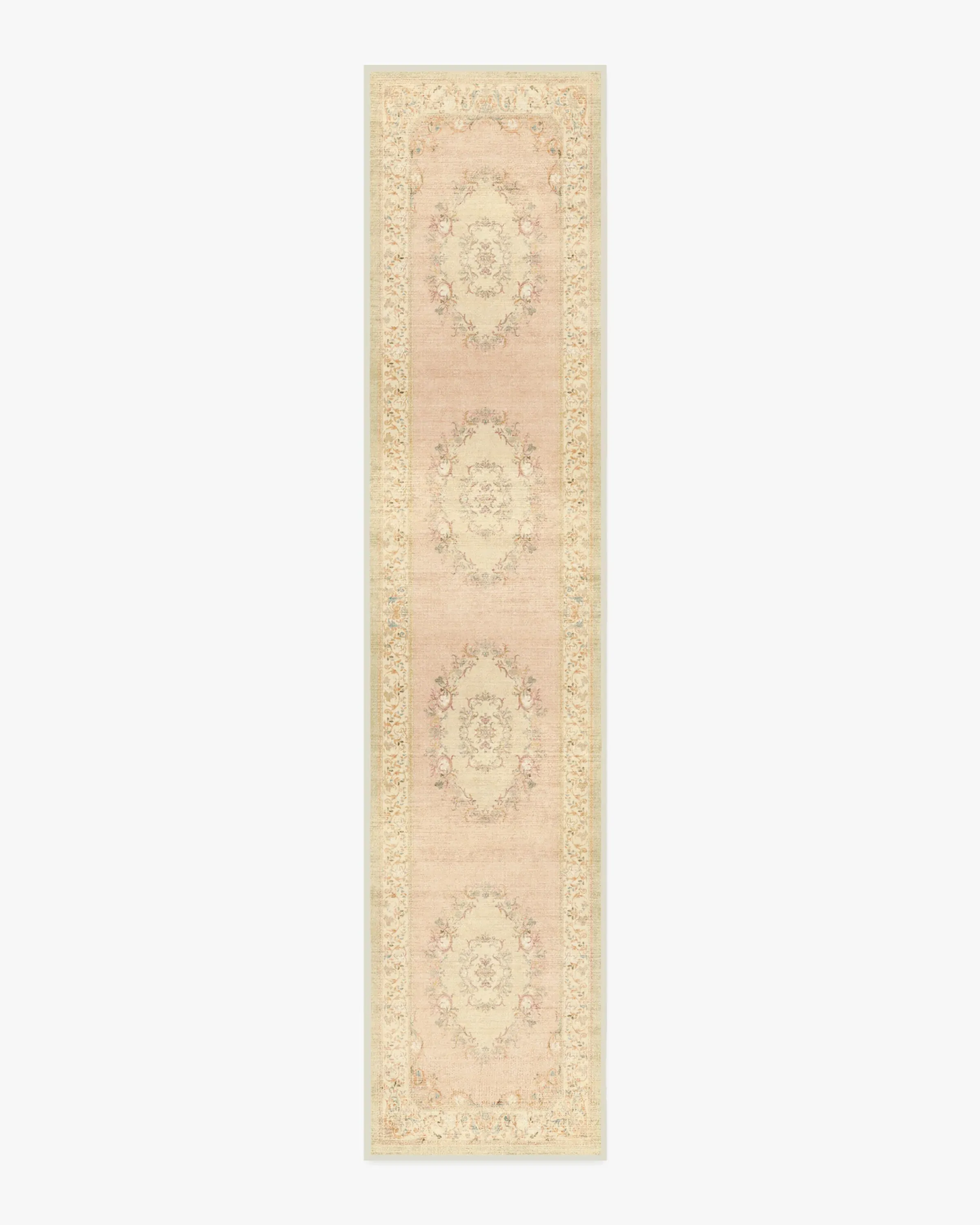Runner Area Rug Machine Washable - Pink
