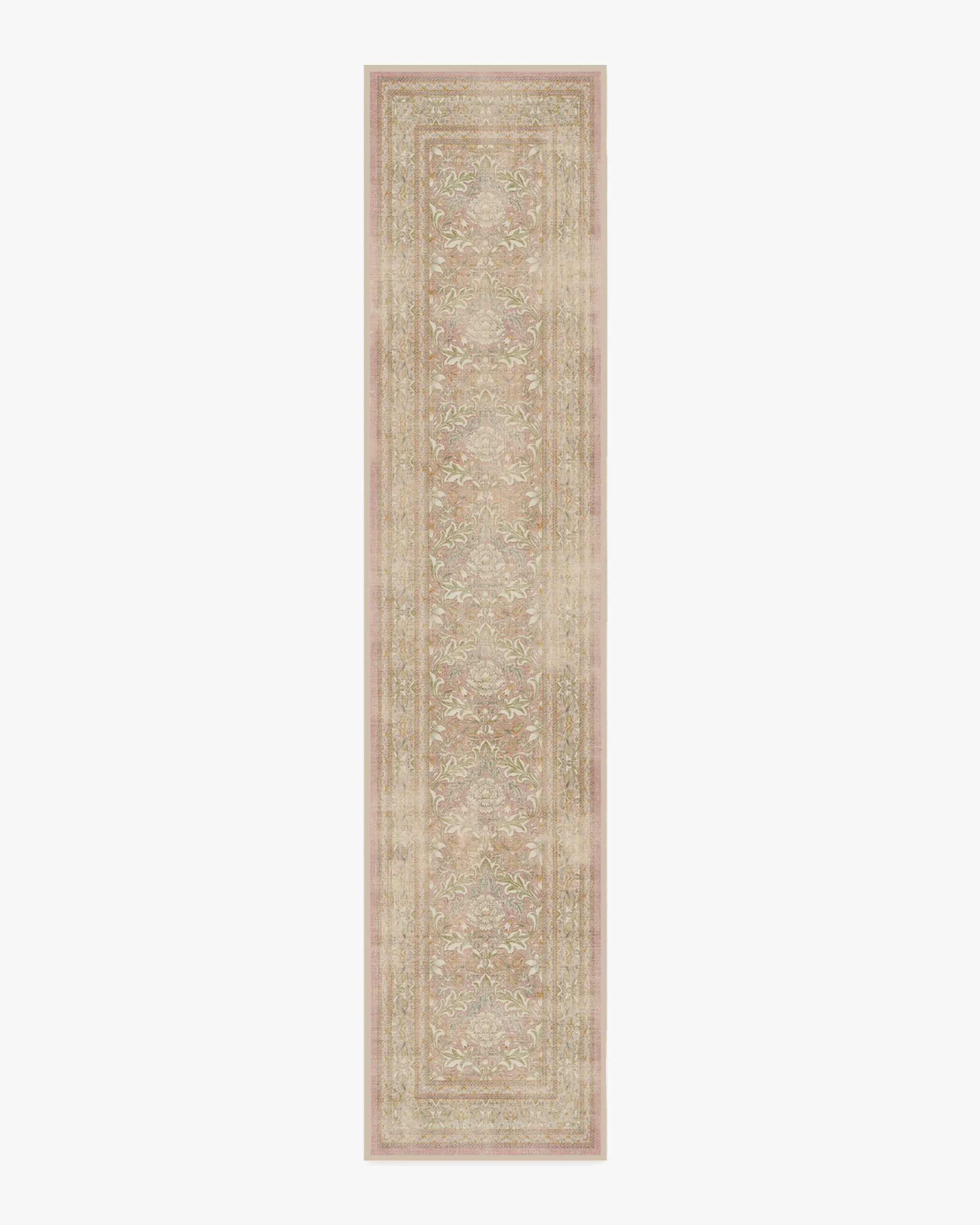 Runner Area Rug Machine Washable - Pink