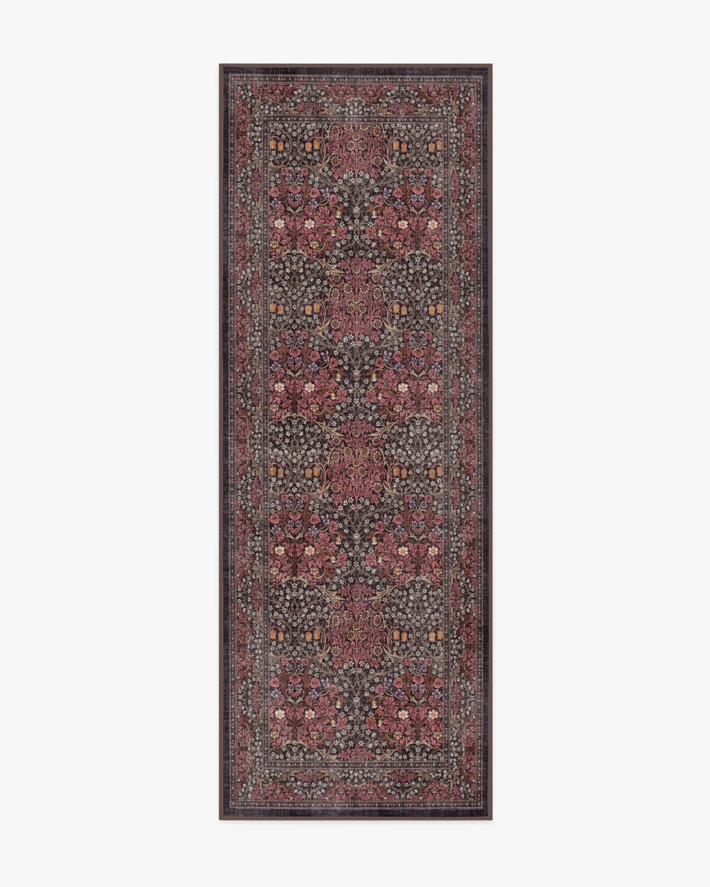 Runner Area Rug Machine Washable - Red image