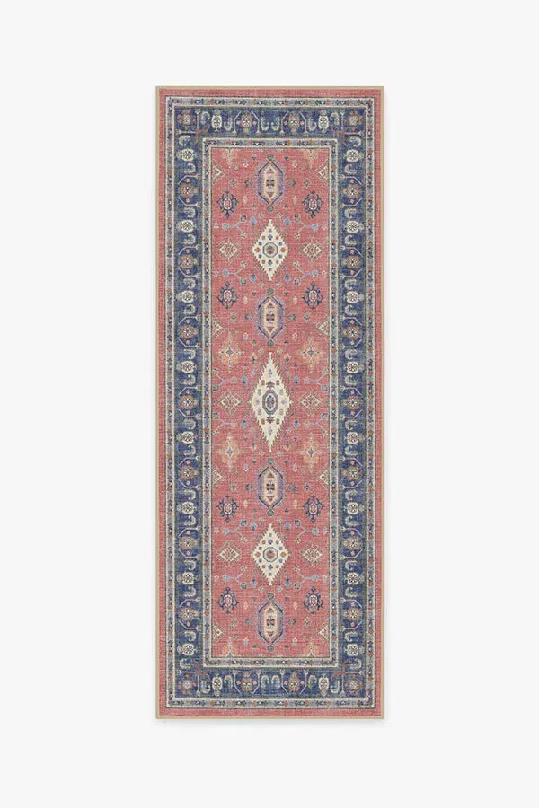 Runner Area Rug Machine Washable - Red