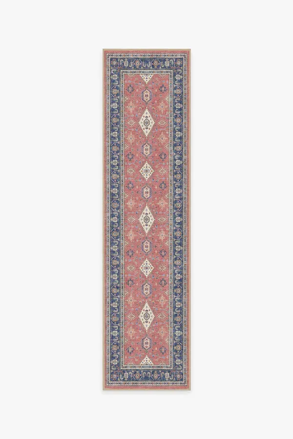 Runner Area Rug Machine Washable - Red
