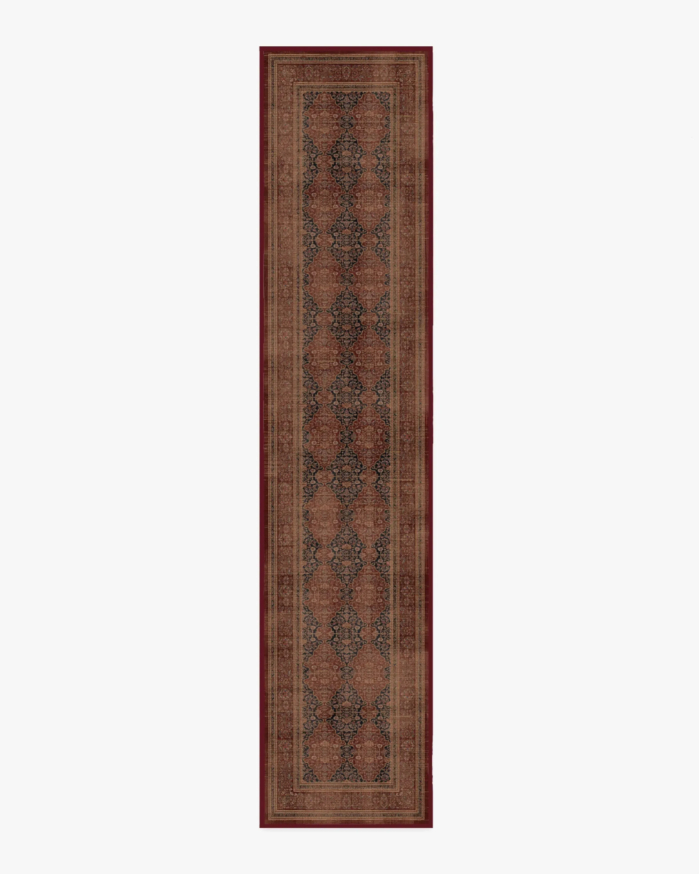 Runner Area Rug Machine Washable - Red
