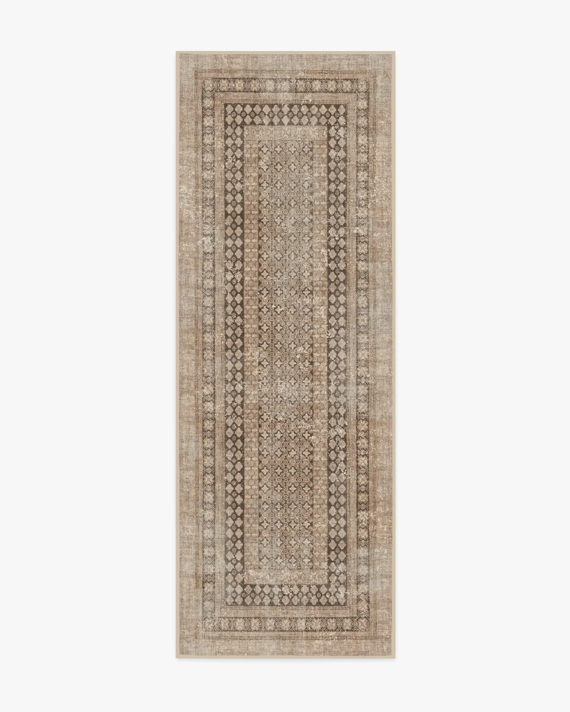 Runner Area Rug Machine Washable - Rose Gold