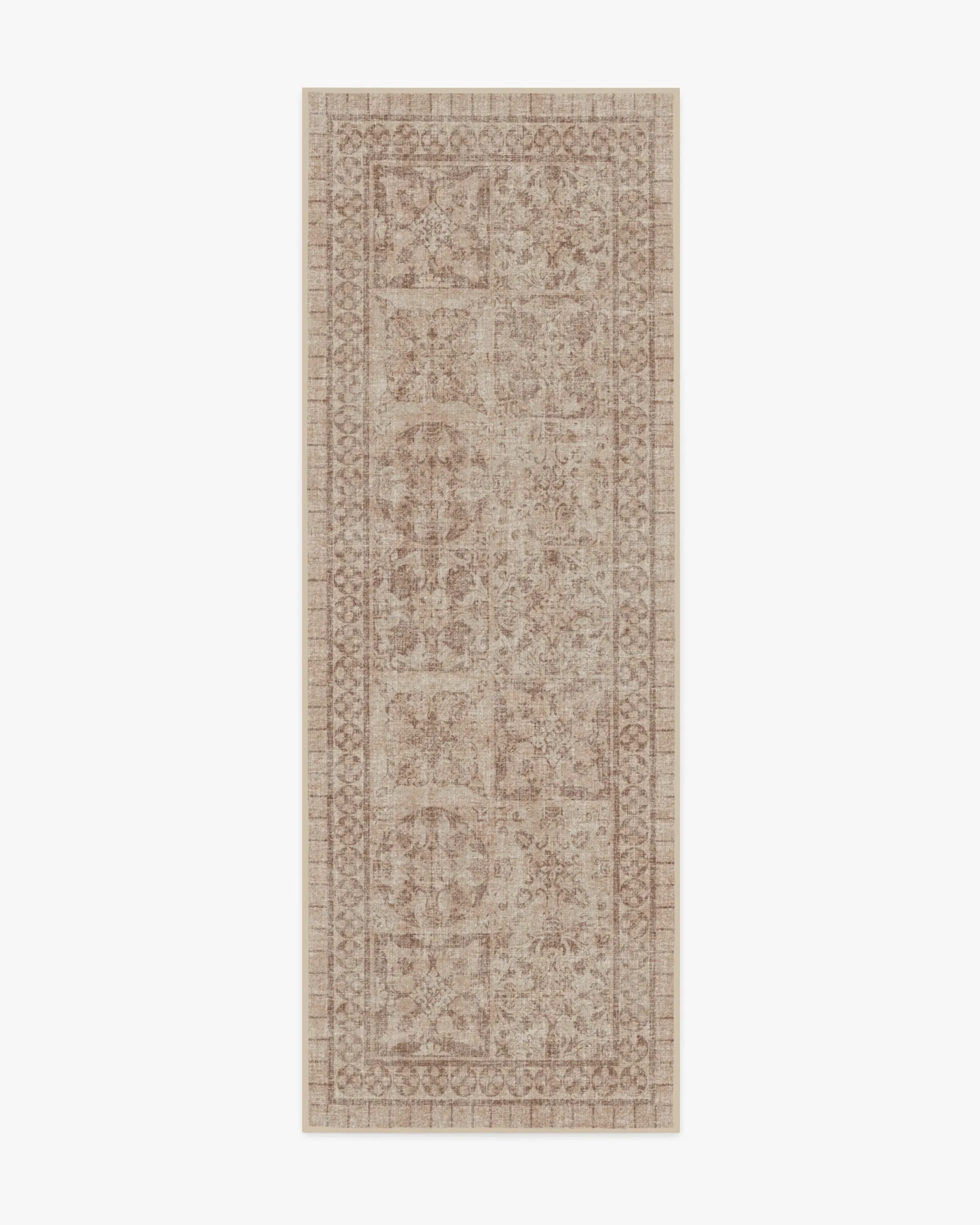 Runner Area Rug Machine Washable - Rose Gold