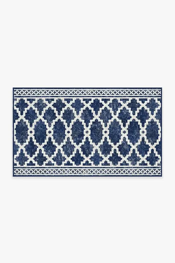 Runner Area Rug Machine Washable - Royal Blue image