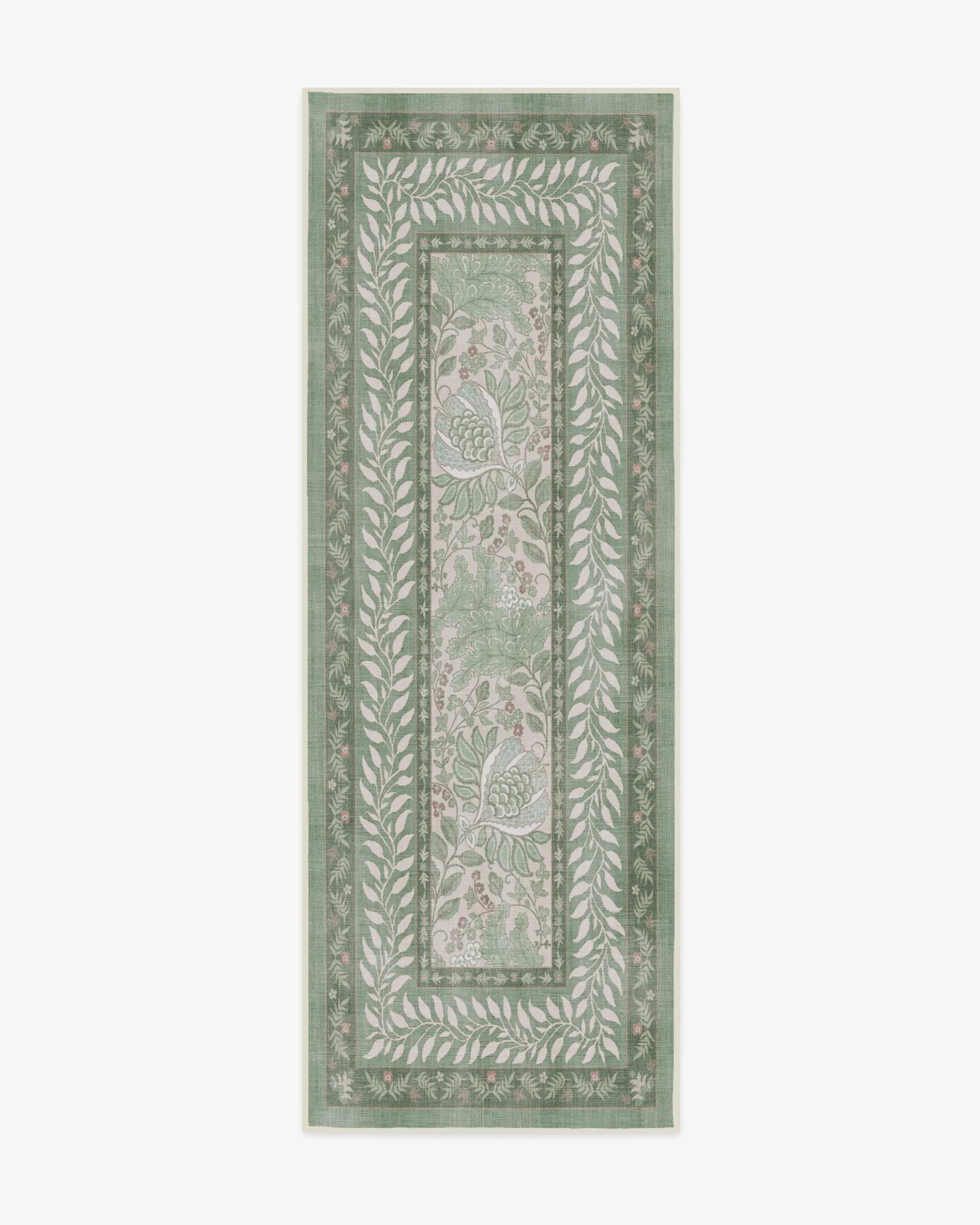 Runner Area Rug Machine Washable - Sage