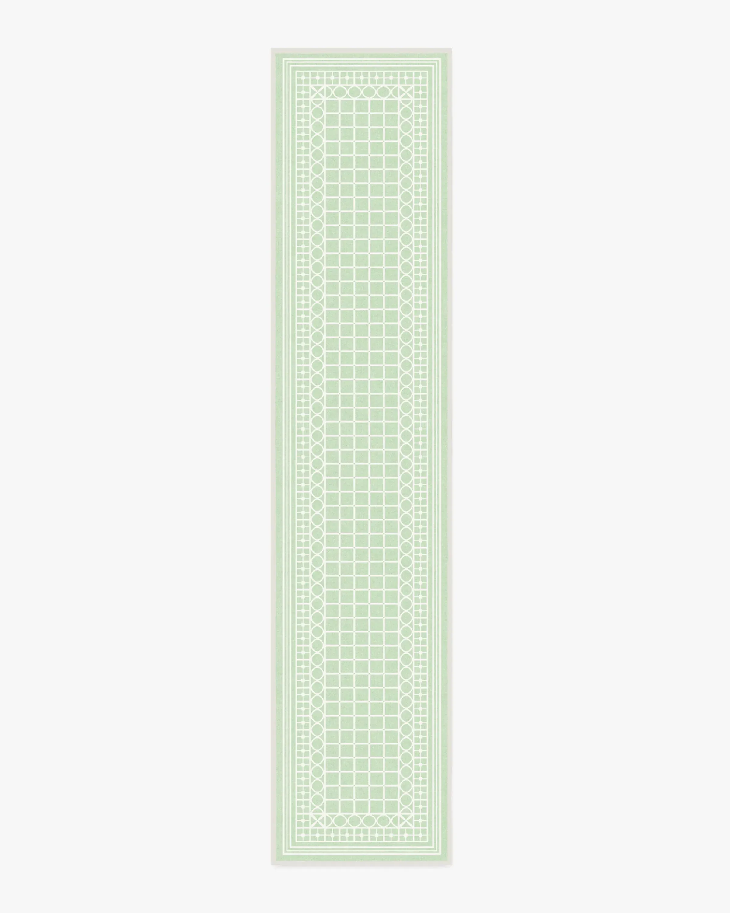 Runner Area Rug Machine Washable - Sage Green