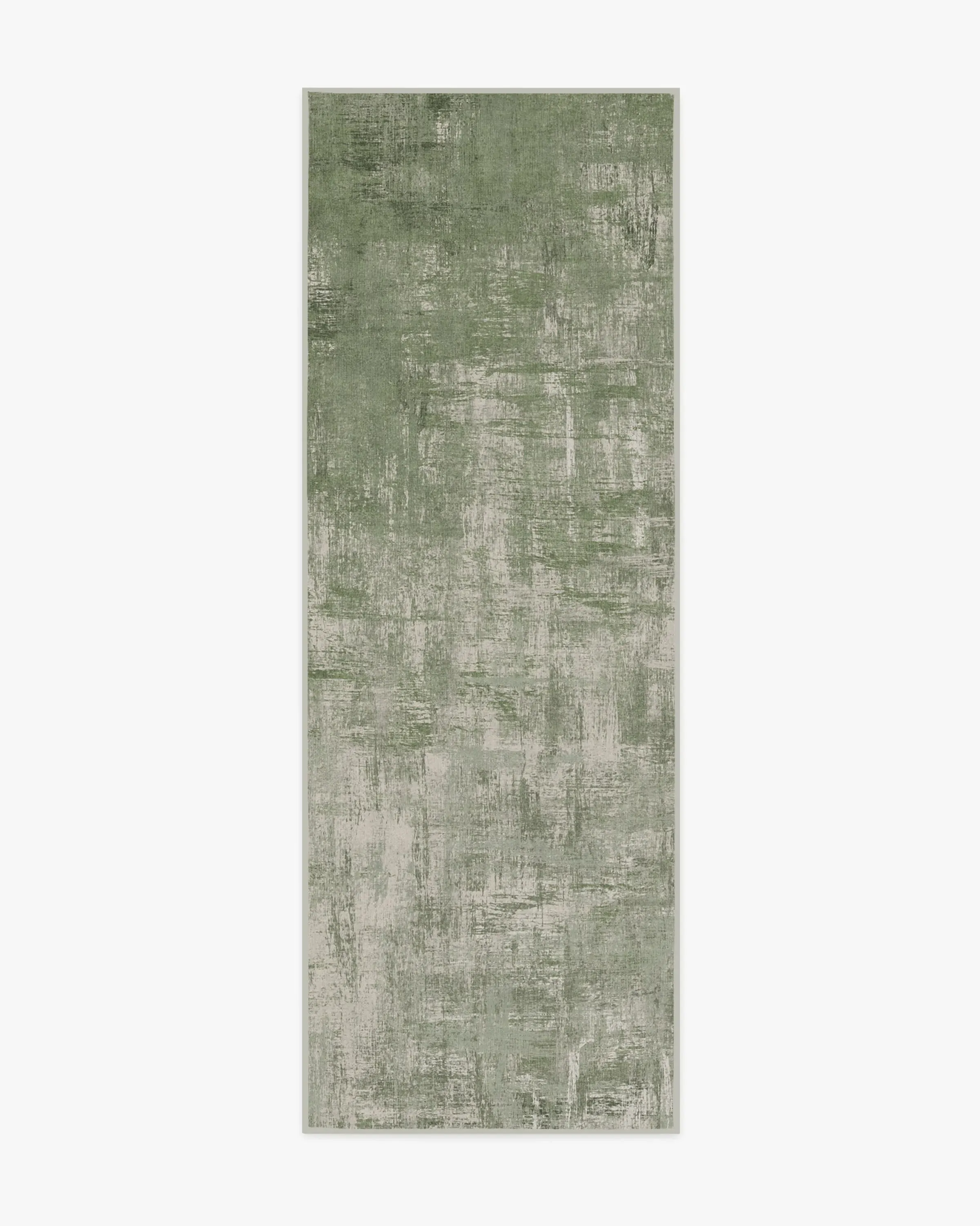 Runner Area Rug Machine Washable - Sage Green