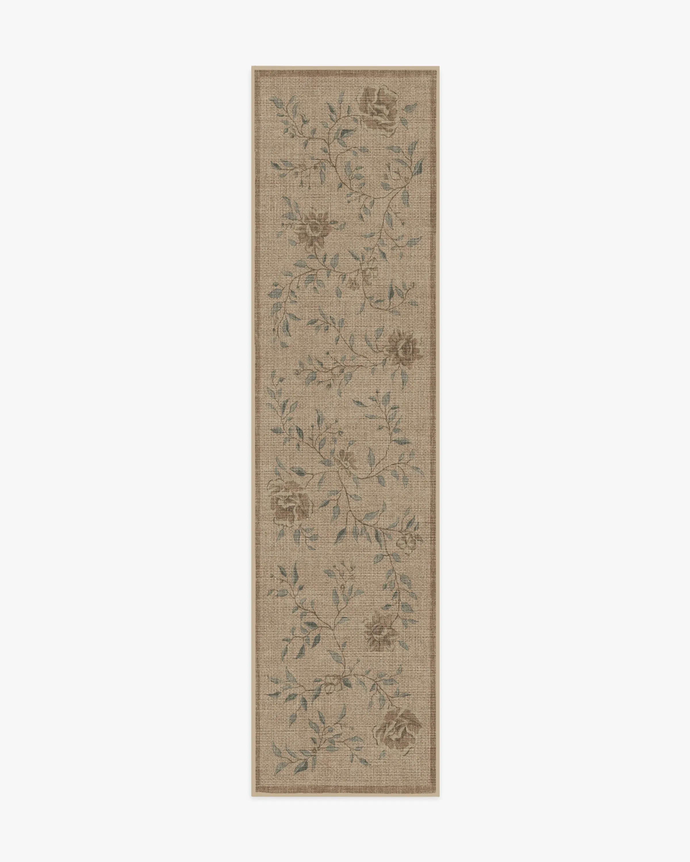 Runner Area Rug Machine Washable - Sage, Polyester
