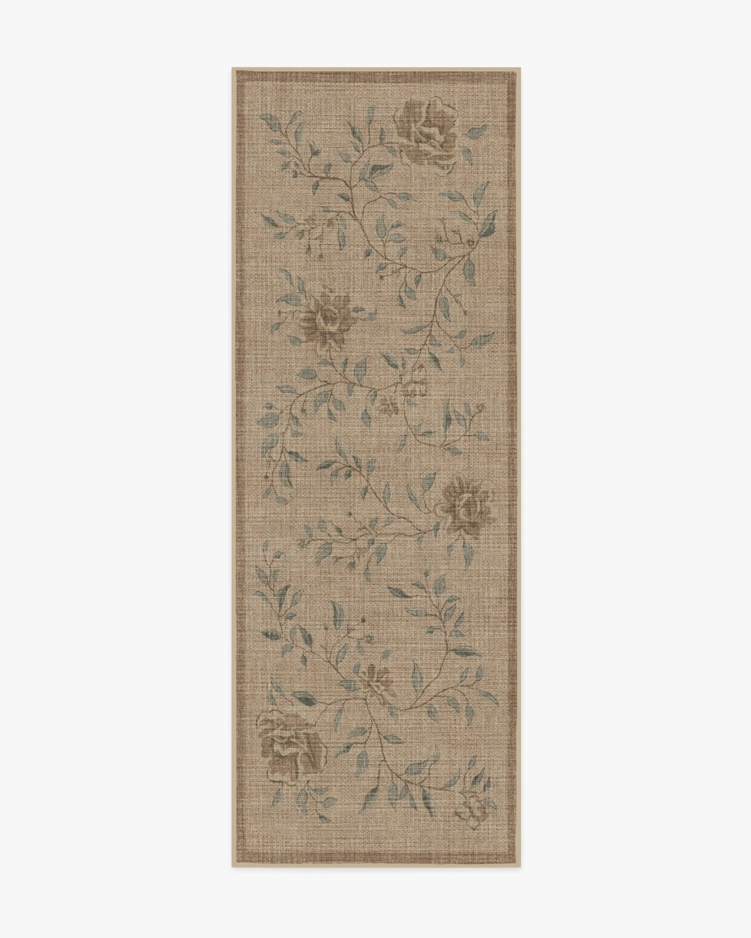Runner Area Rug Machine Washable - Sage, Polyester