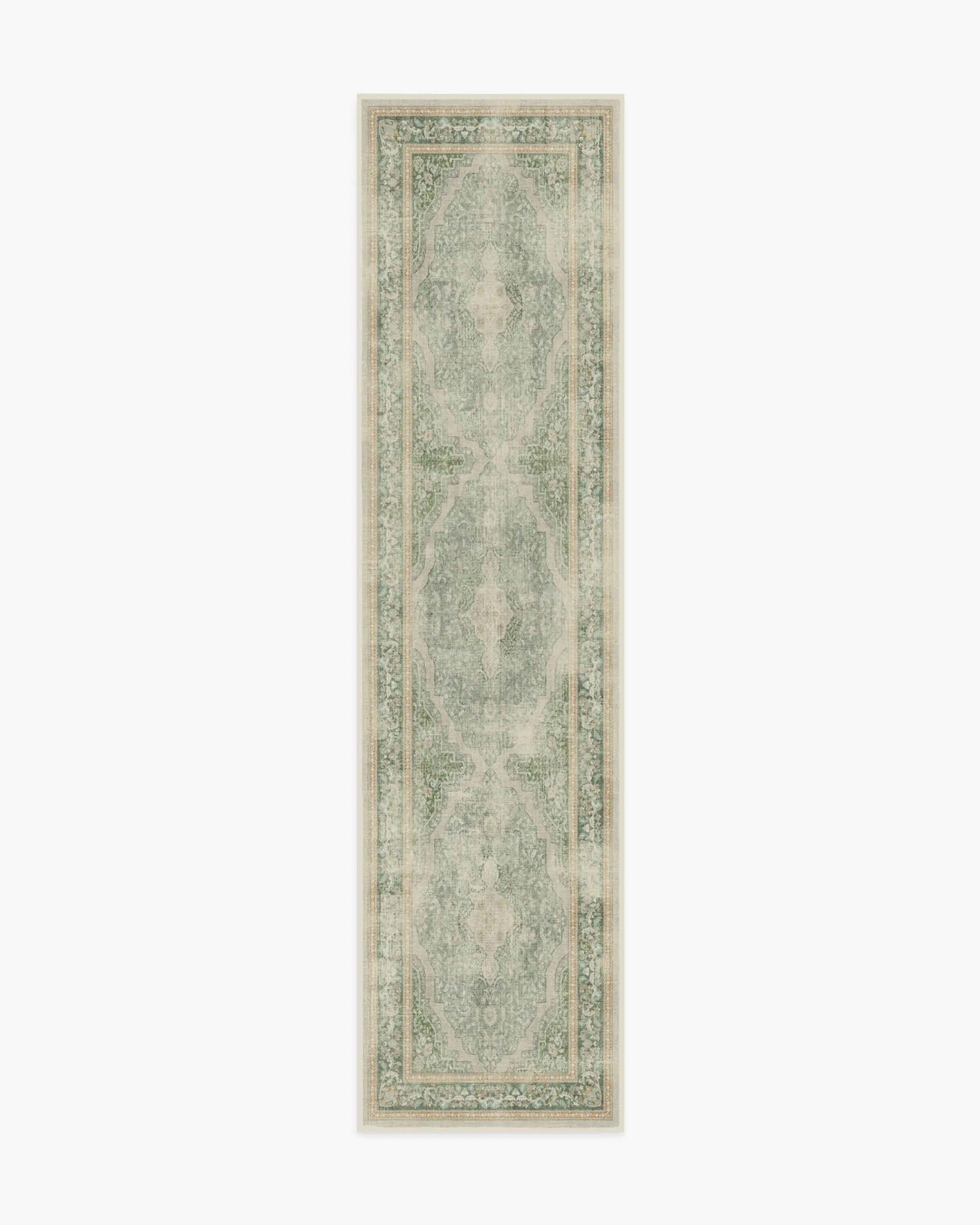 Runner Area Rug Machine Washable - Sage