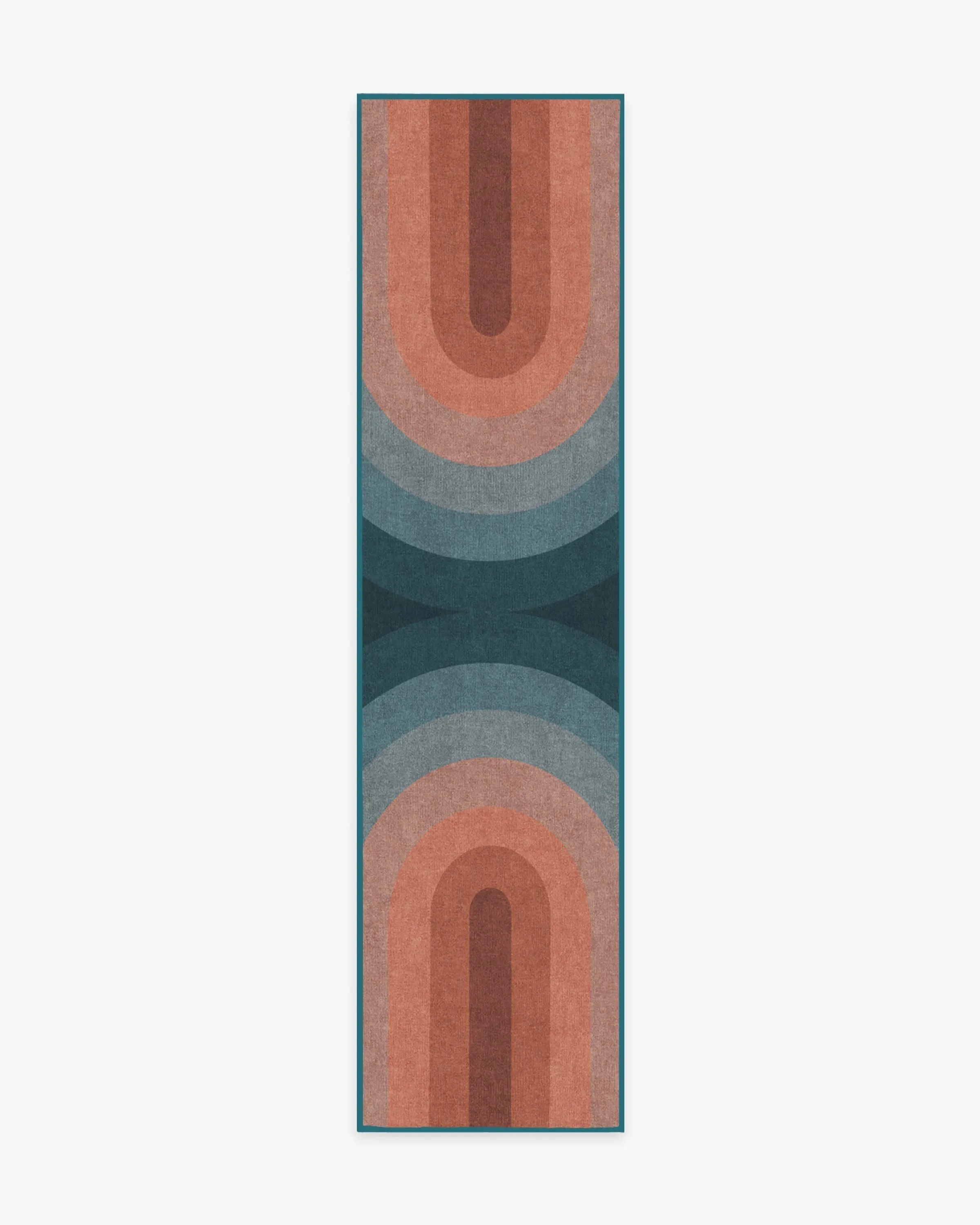 Runner Area Rug Machine Washable - Teal