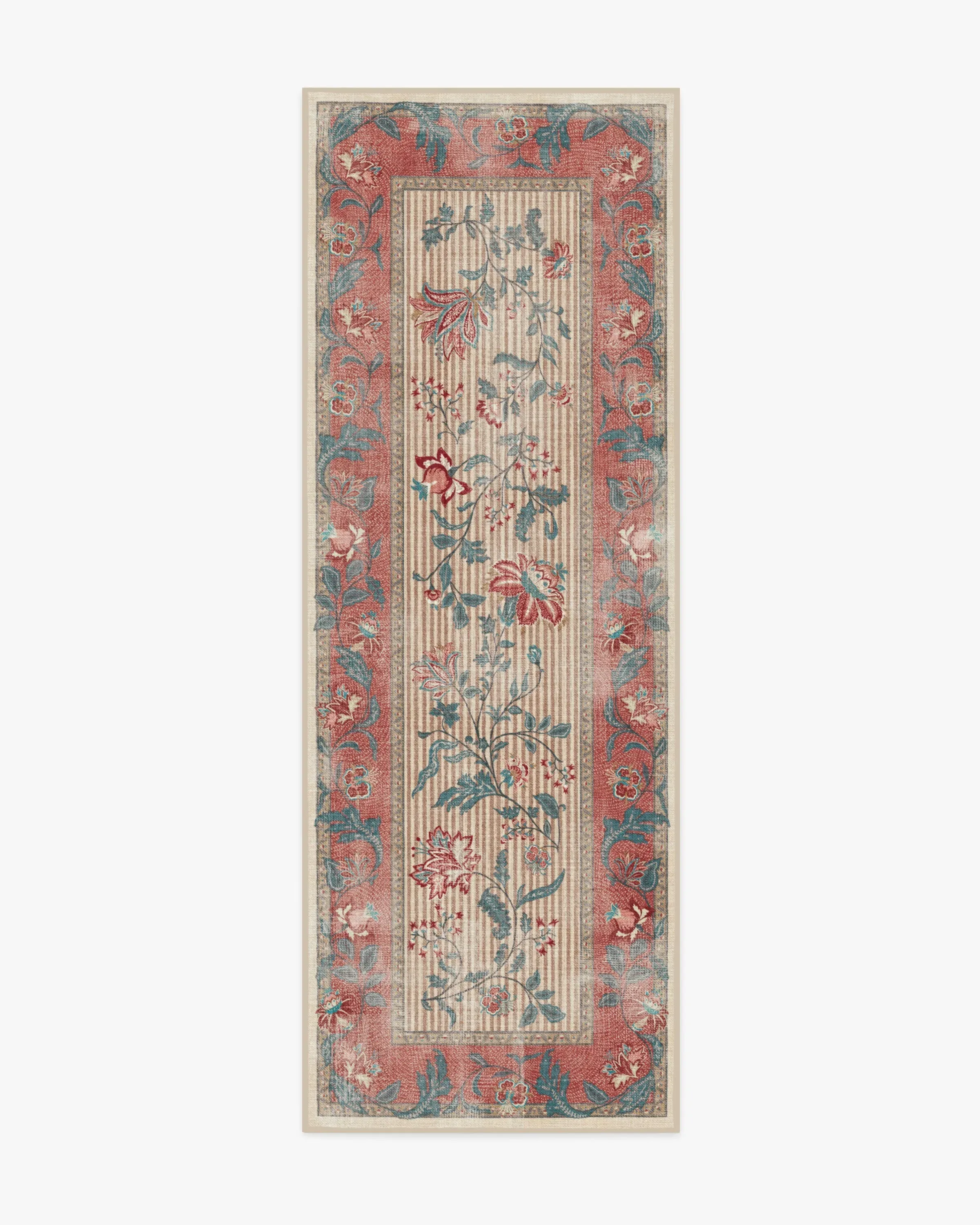 Runner Area Rug Machine Washable - Teal