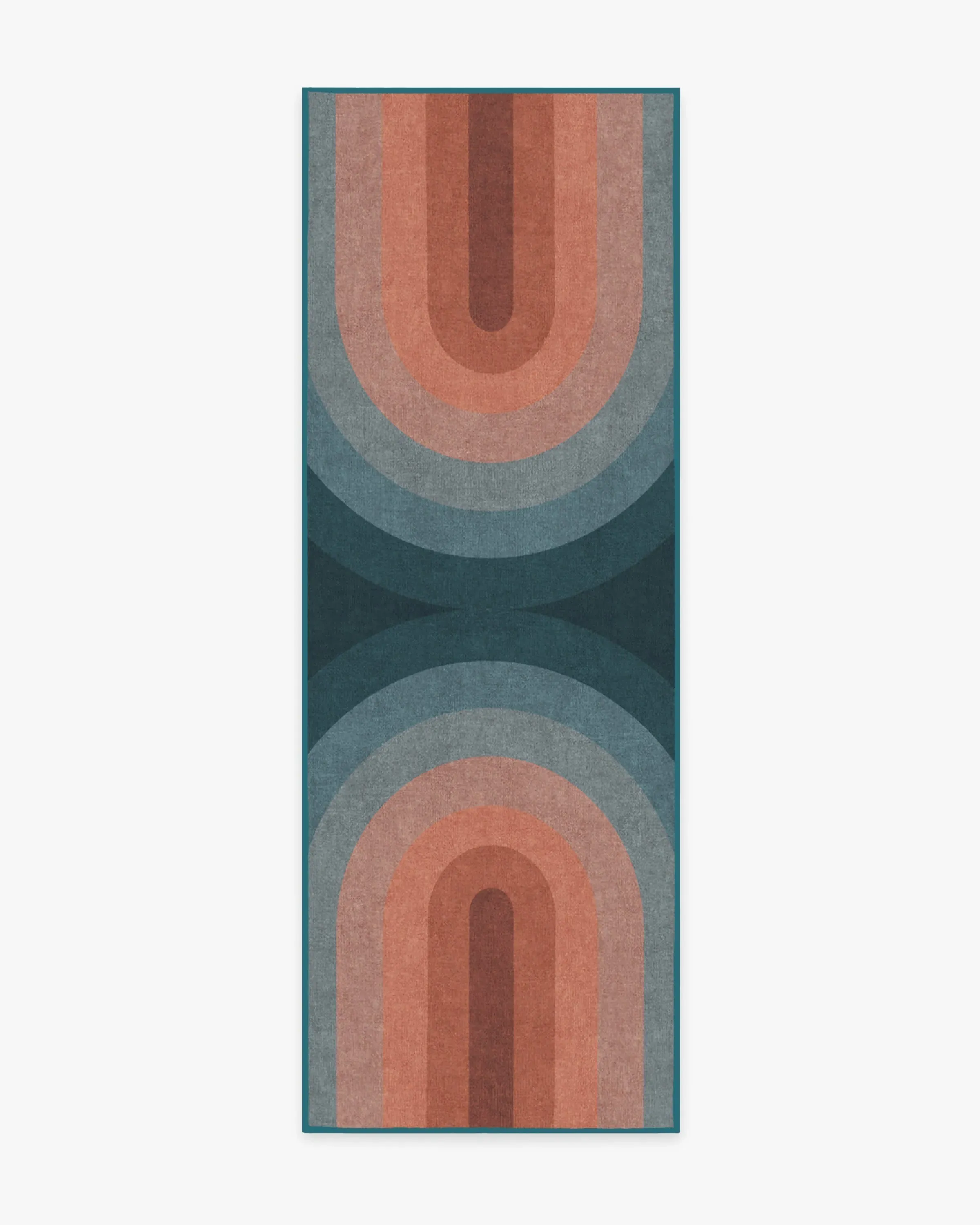 Runner Area Rug Machine Washable - Teal