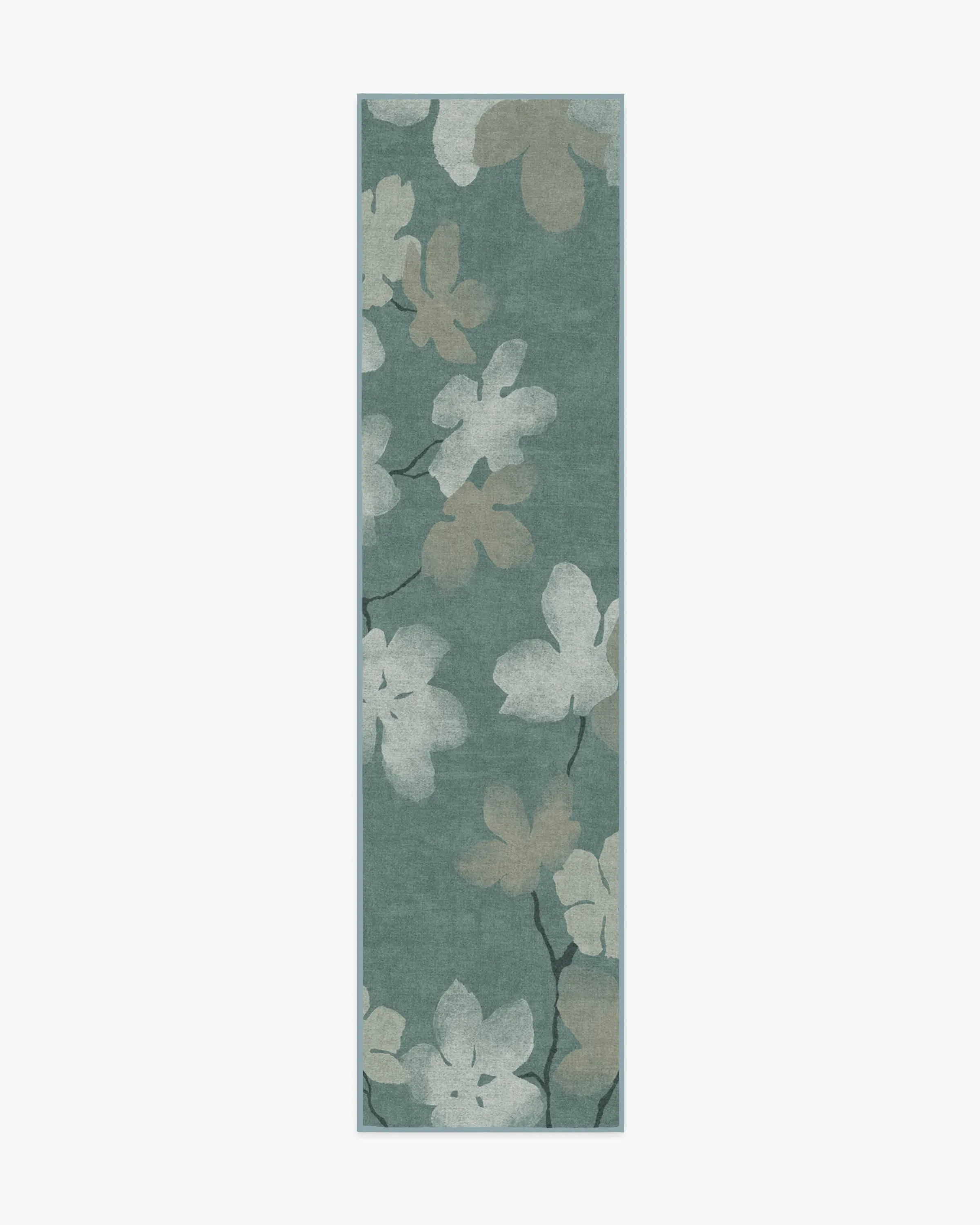 Runner Area Rug Machine Washable - Teal