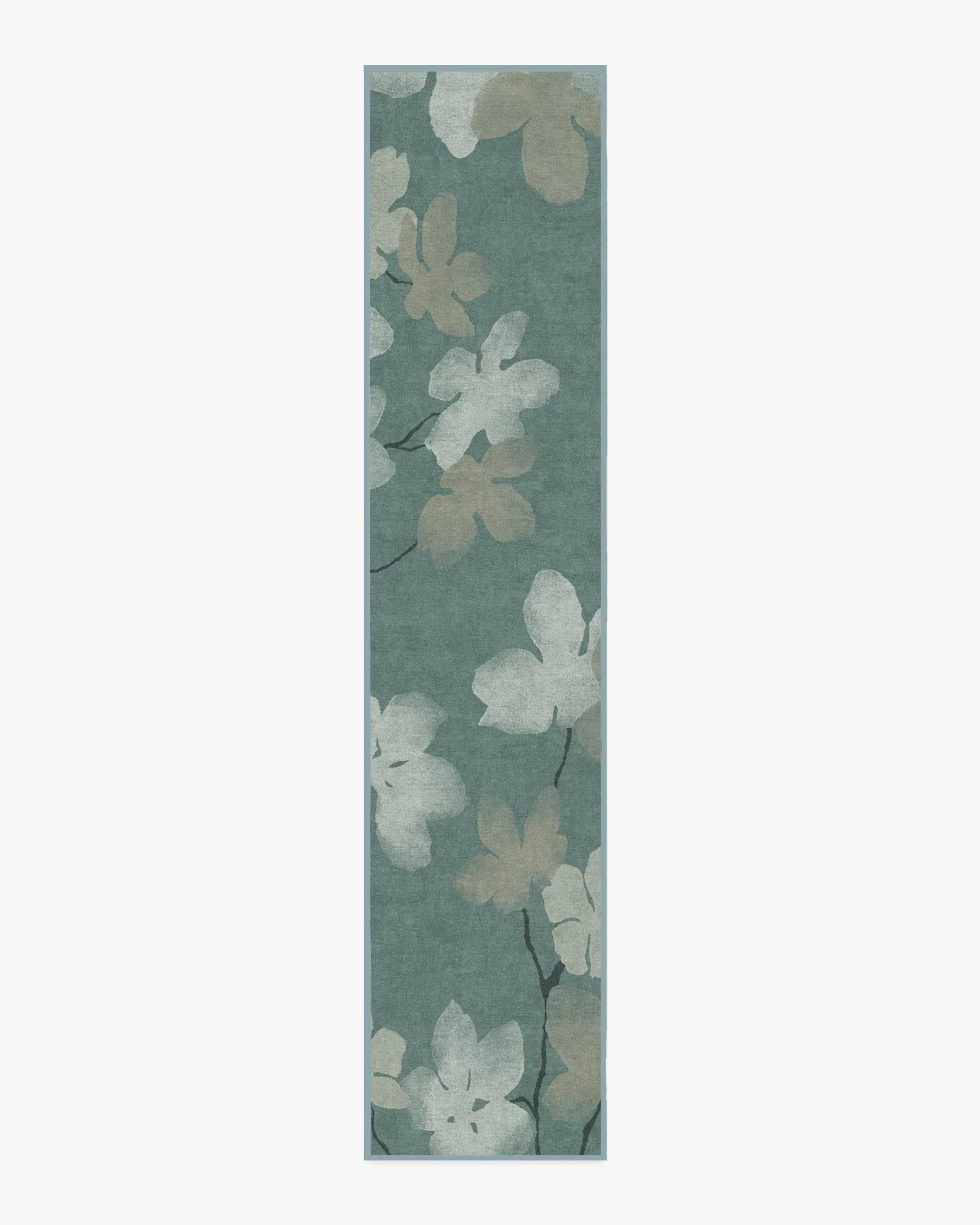 Runner Area Rug Machine Washable - Teal