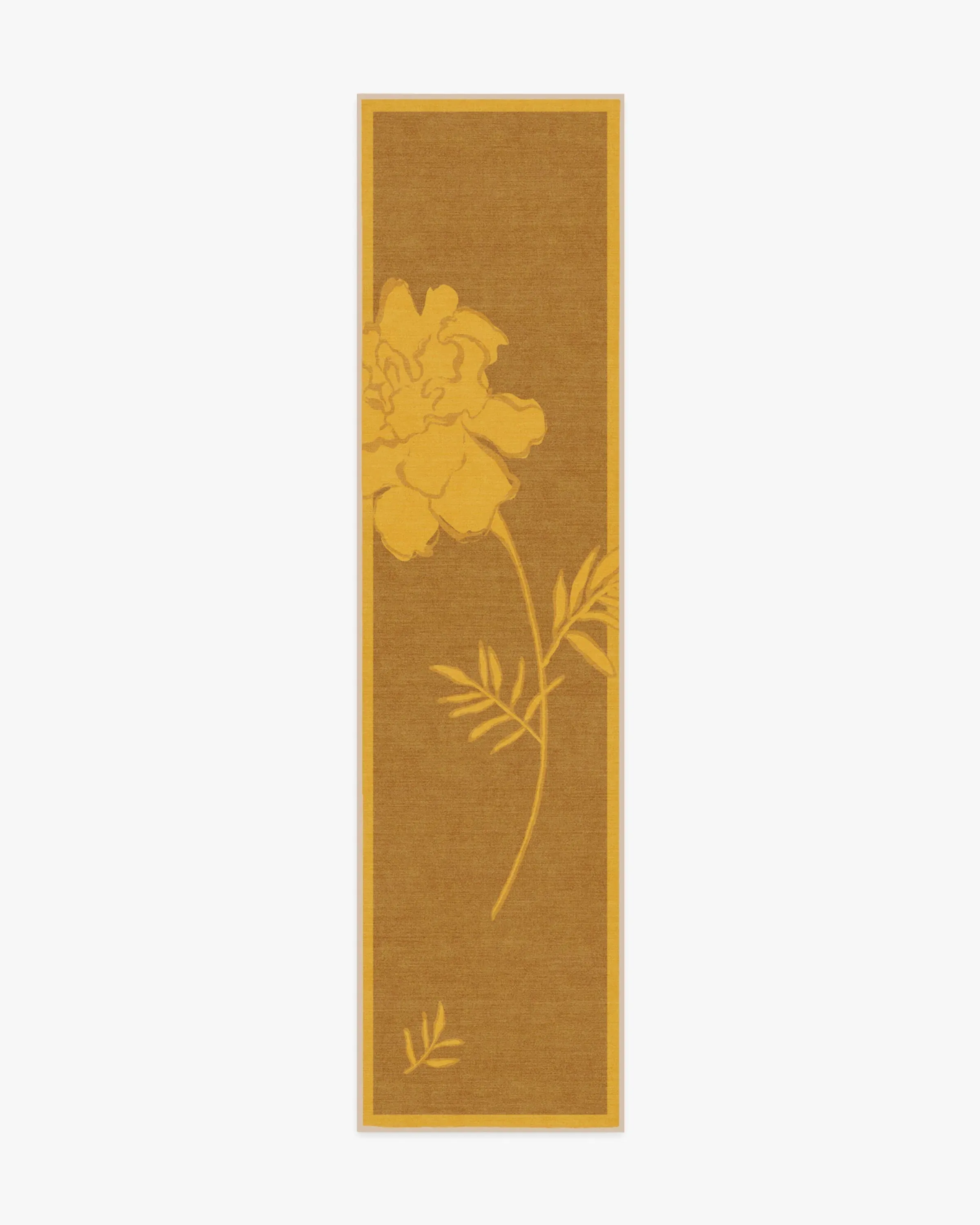 Runner Area Rug Machine Washable - Yellow