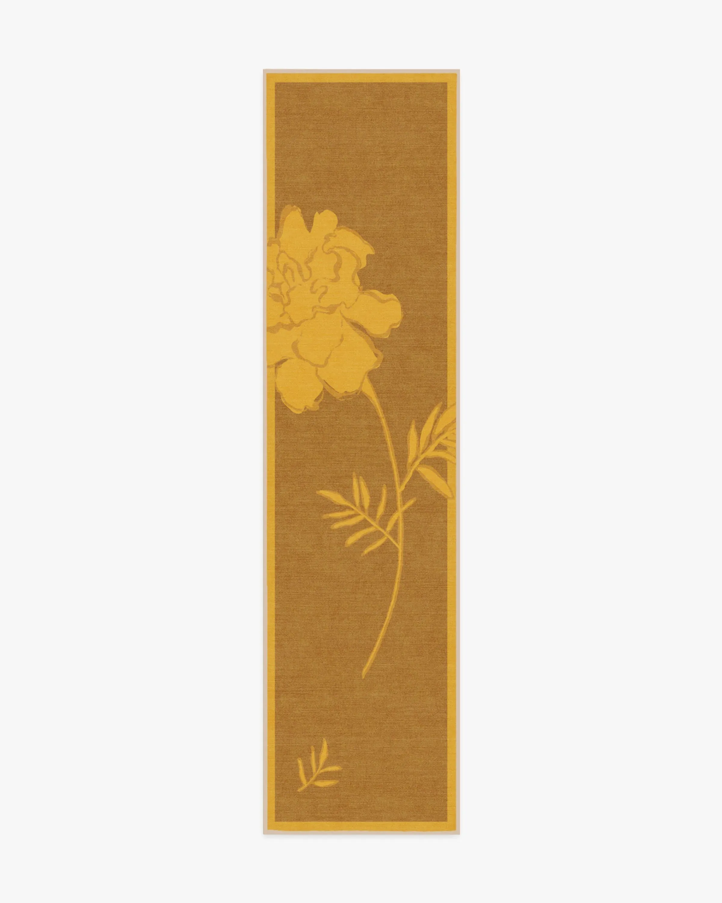 Runner Area Rug Machine Washable - Yellow