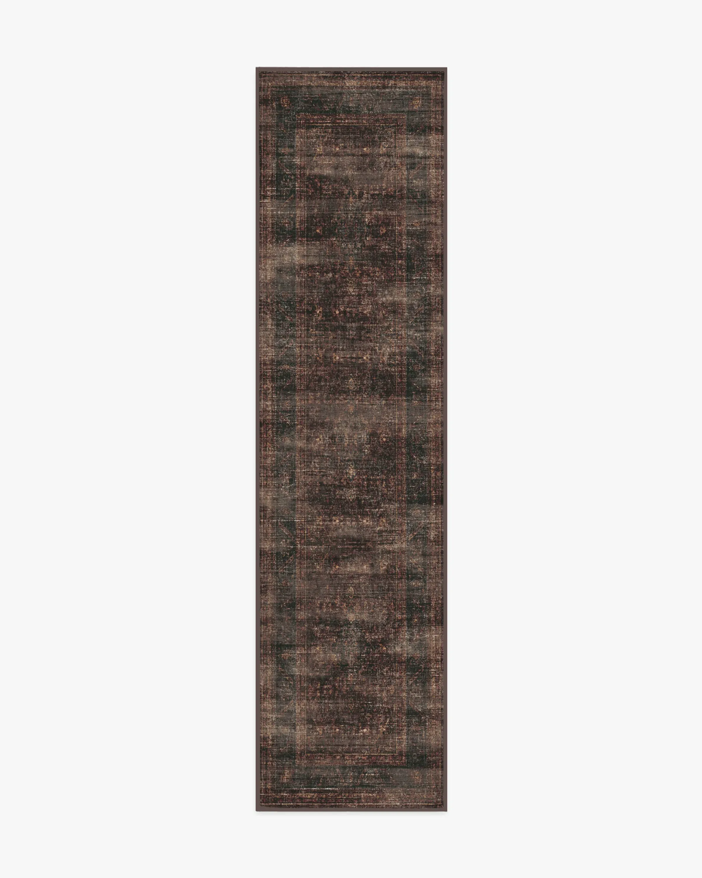 Runner Flatwoven Area Rug - Bordeaux Red