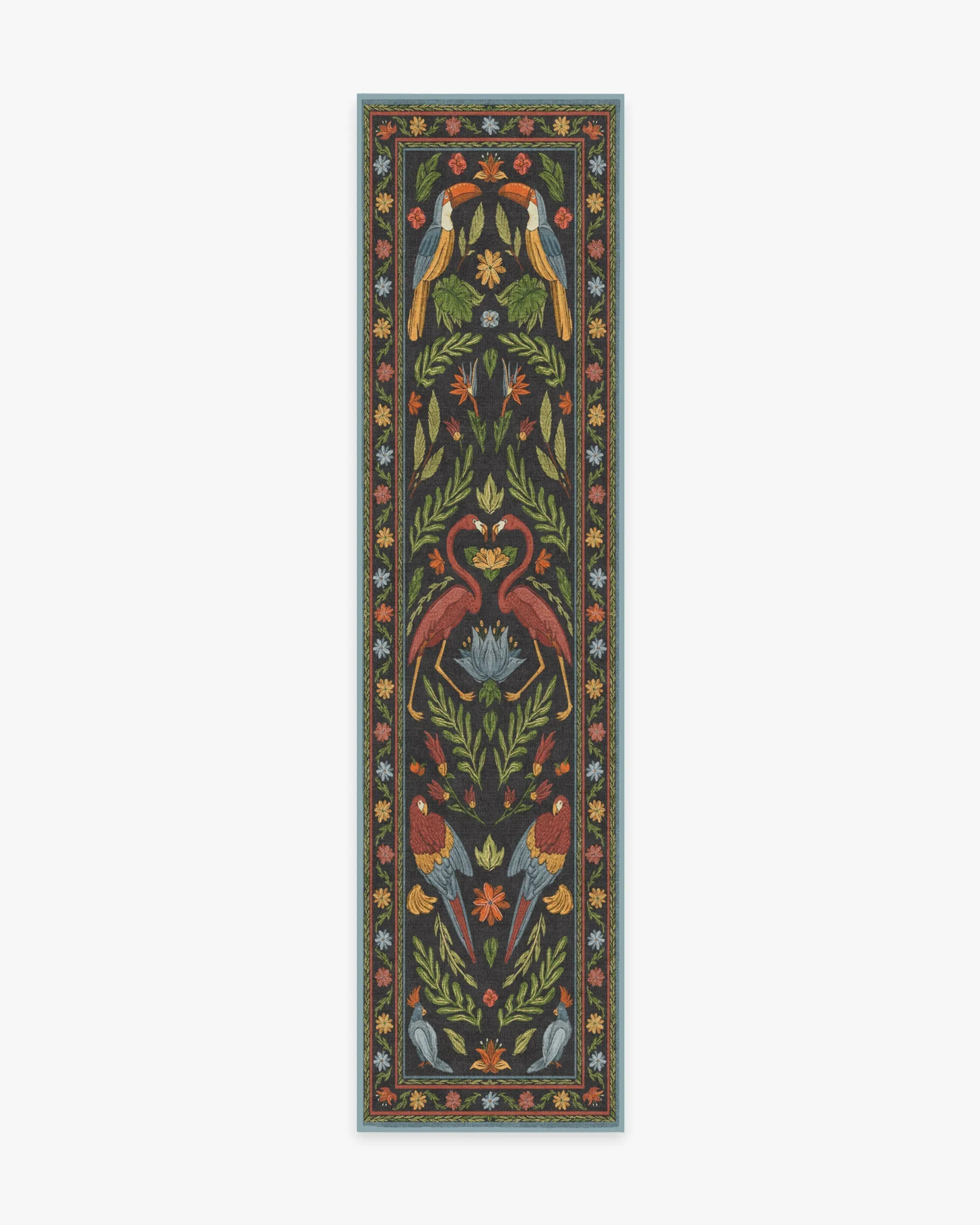 Runner Flatwoven Rug Machine Washable - Multi, Chenille