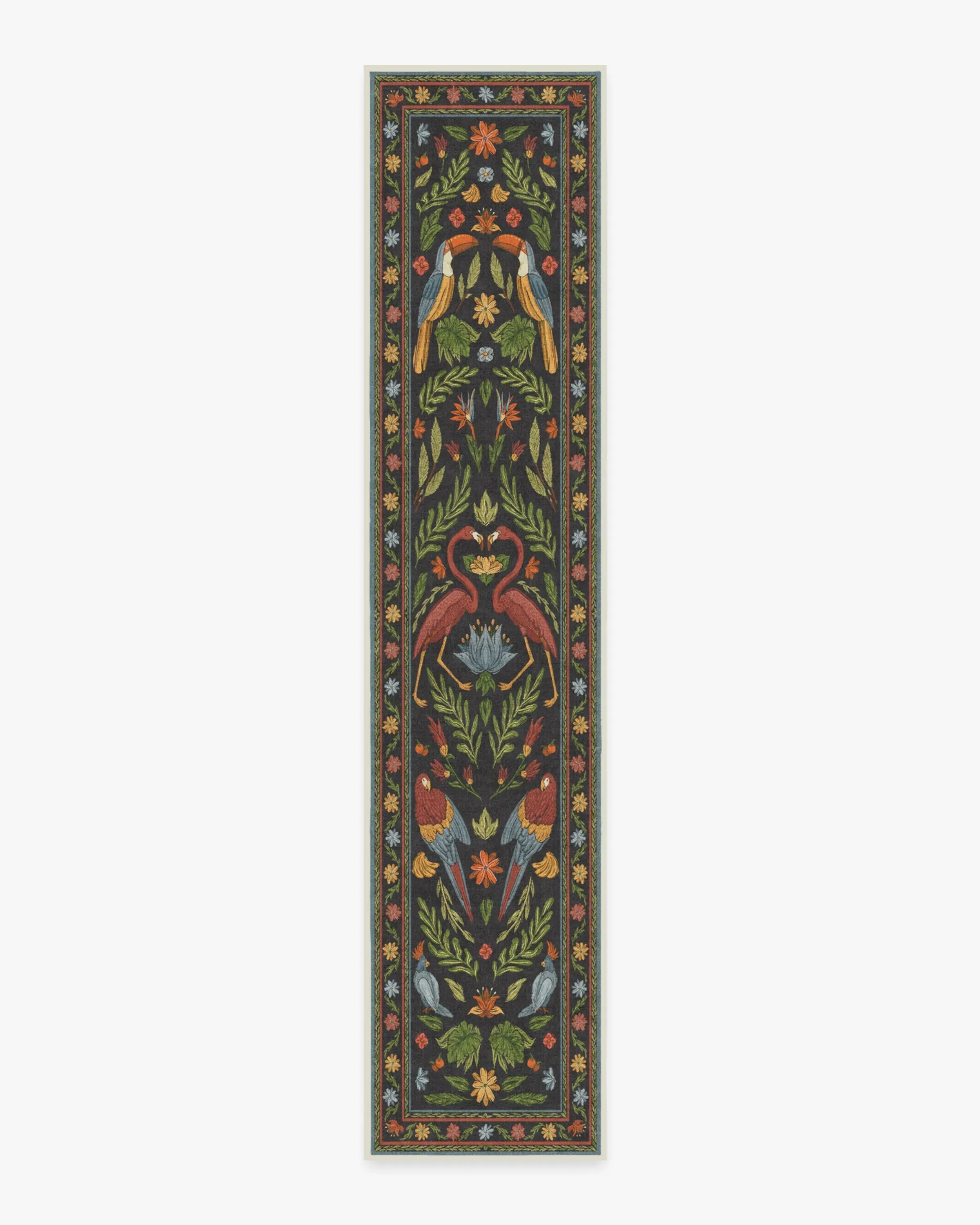 Runner Flatwoven Rug Machine Washable - Multi, Chenille
