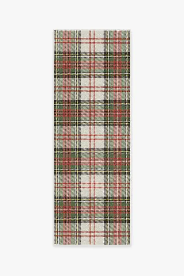 Runner Flatwoven Rug Machine Washable - Red