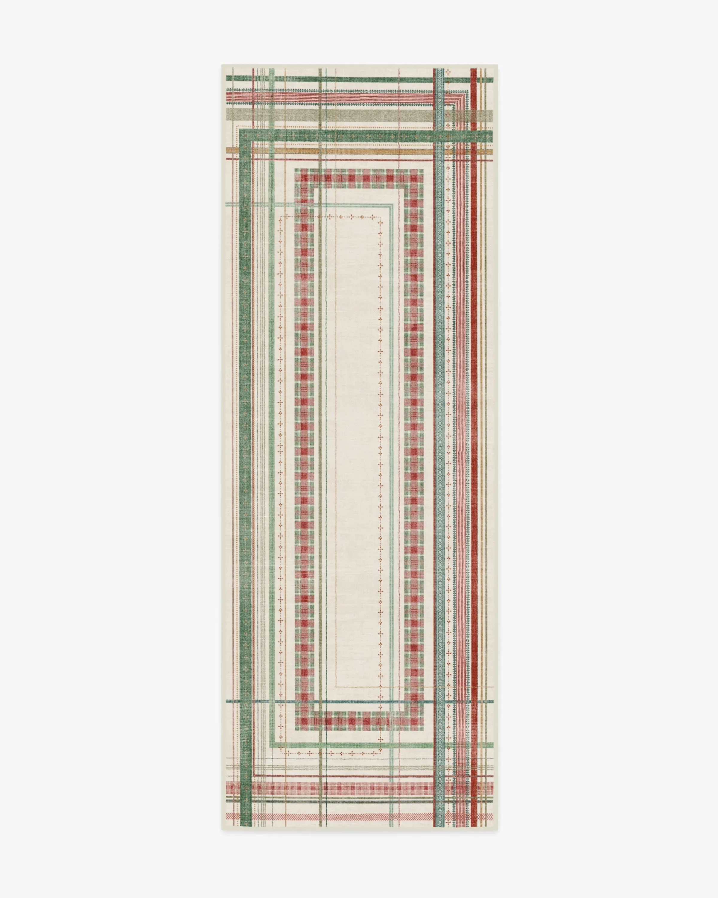Runner Machine Washable Area Rug - Multicolor