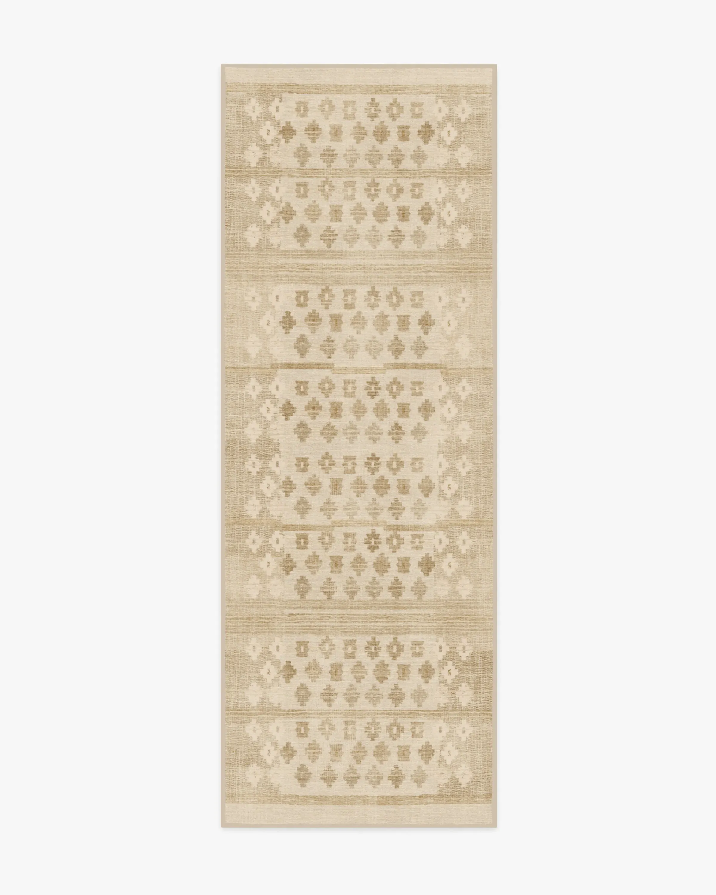 Runner Machine Washable Area Rug - Natural
