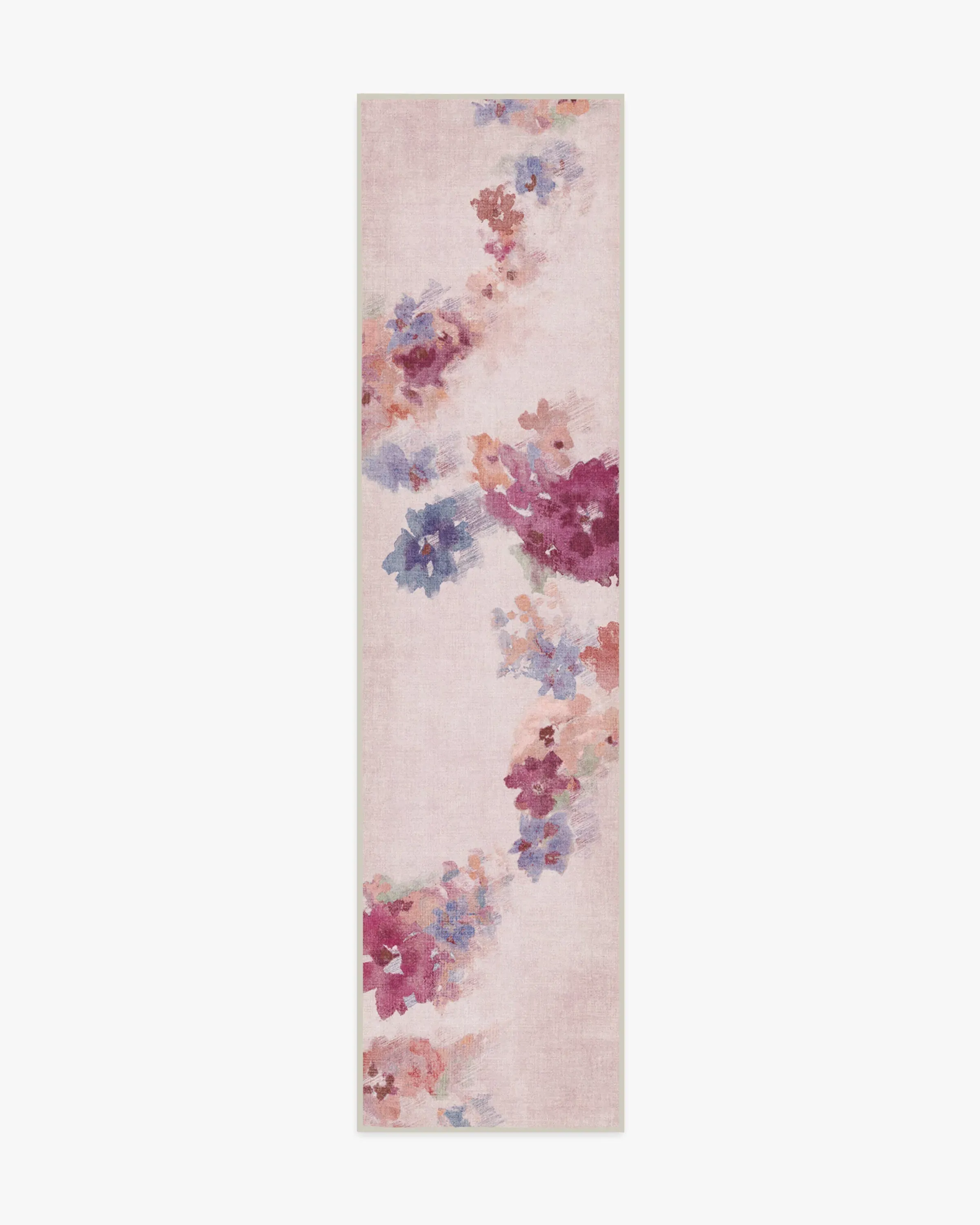 Runner Machine Washable Area Rug - Pink