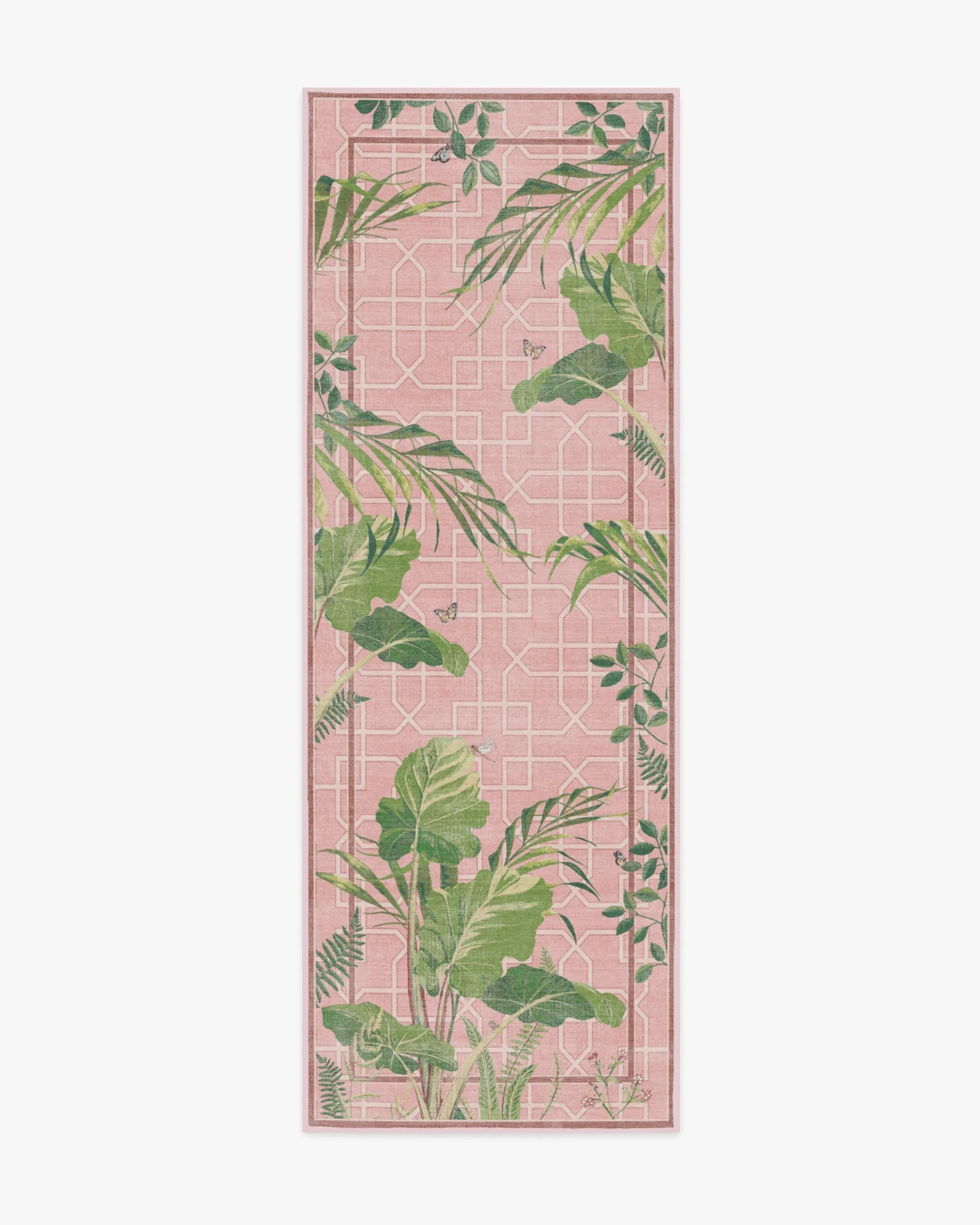 Runner Machine Washable Area Rug - Pink
