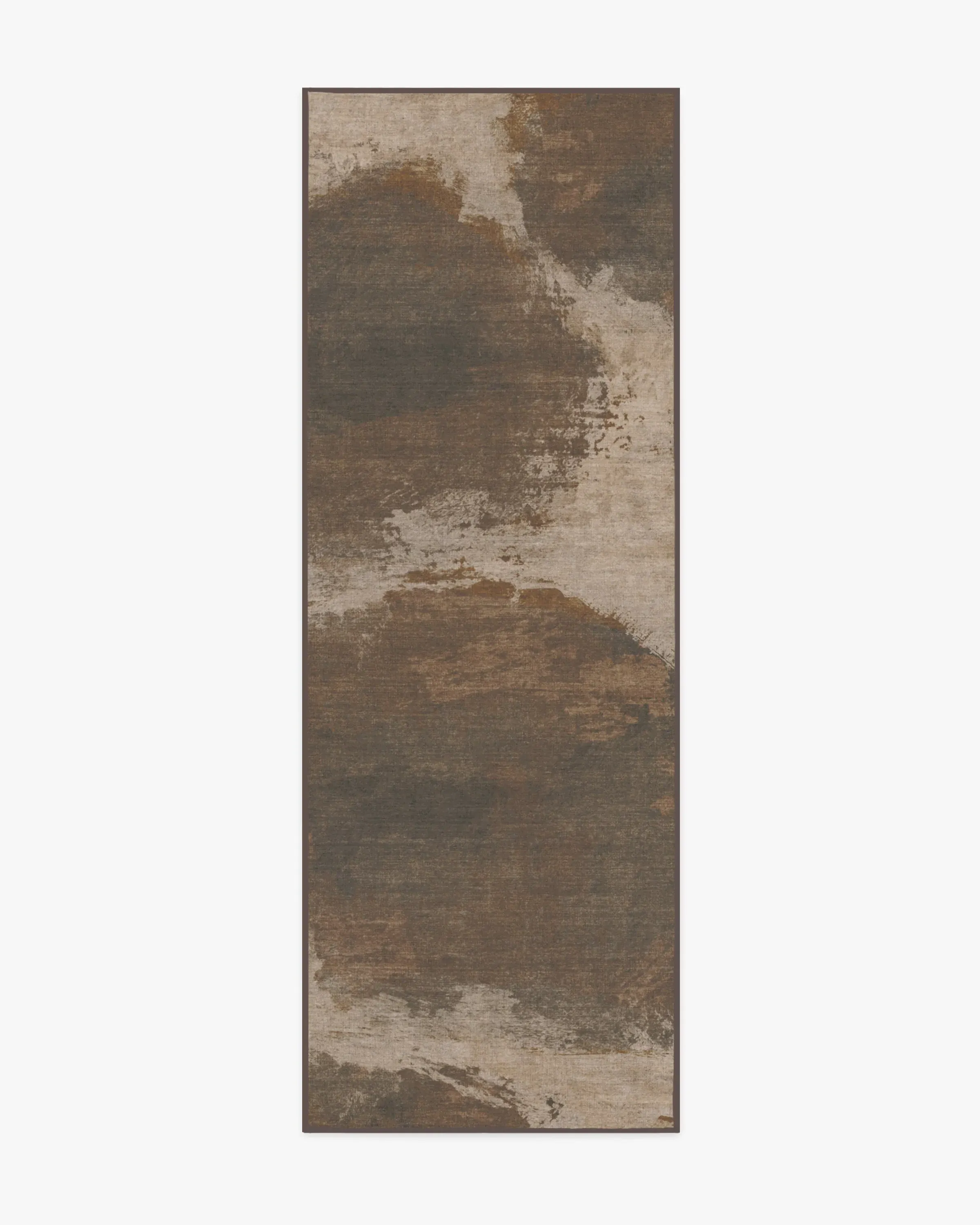 Runner Machine Washable Rug - Bronze, Flatwoven