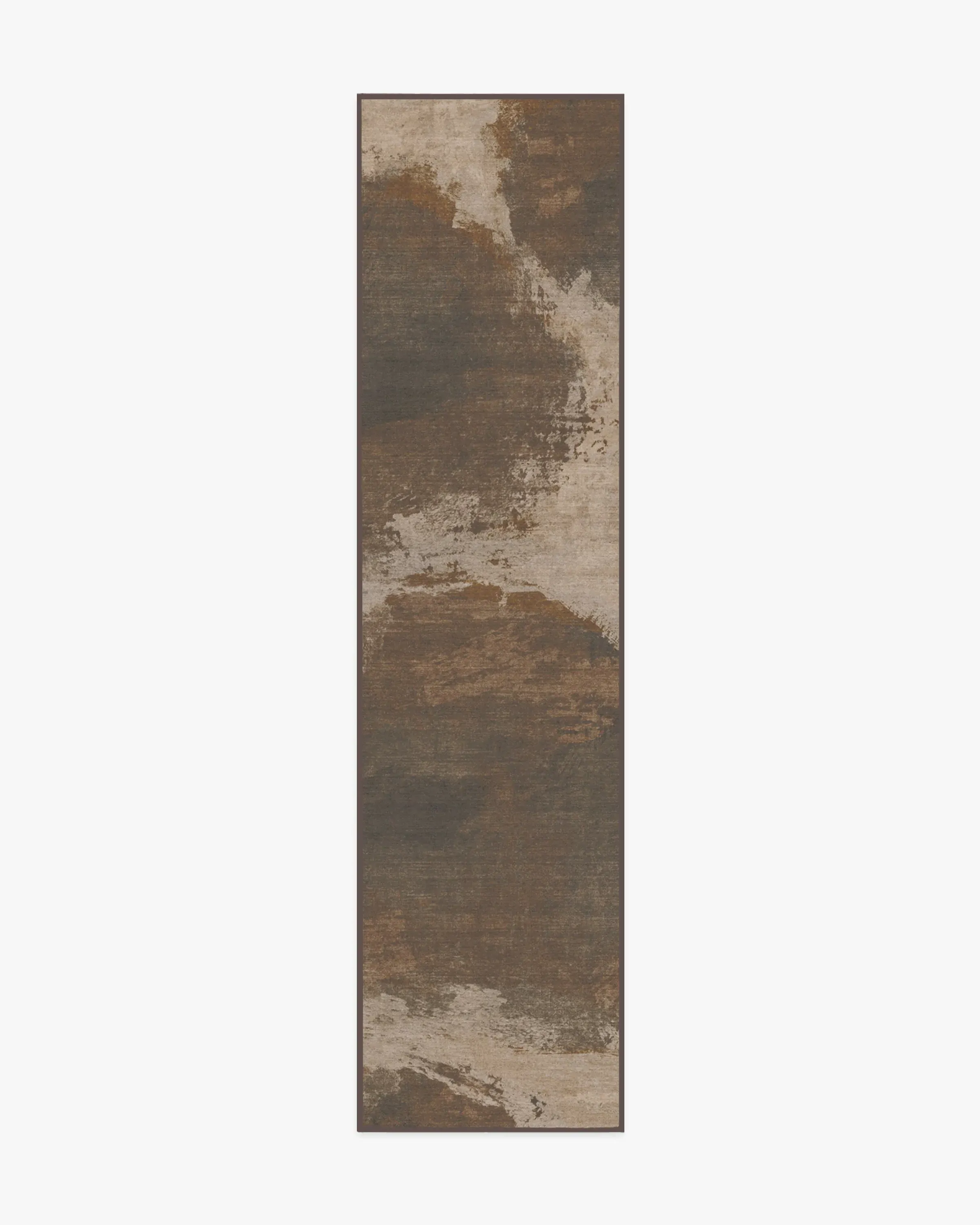 Runner Machine Washable Rug - Bronze, Flatwoven