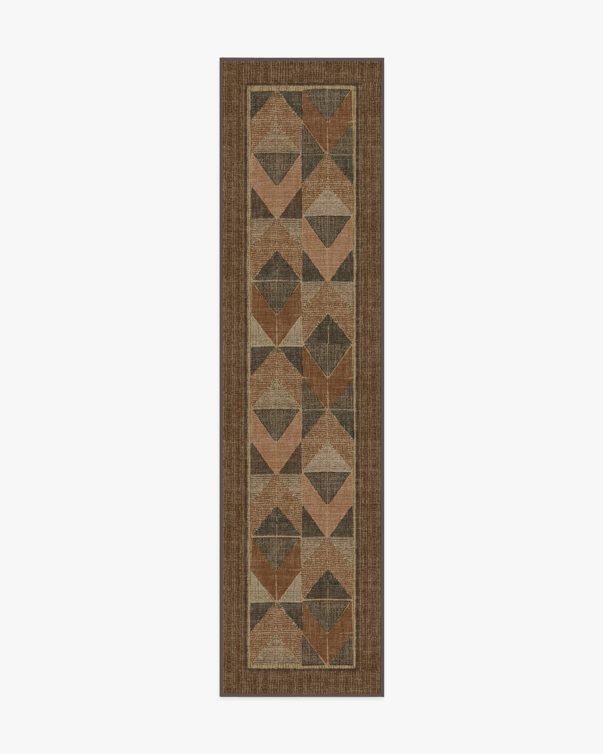 Runner Rug Machine Washable - Copper, Brown