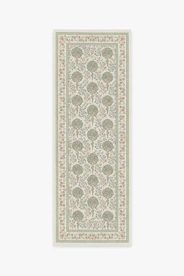 Runner Rug Machine Washable - Green