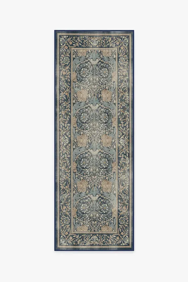 Runner Rug Machine Washable - Indigo