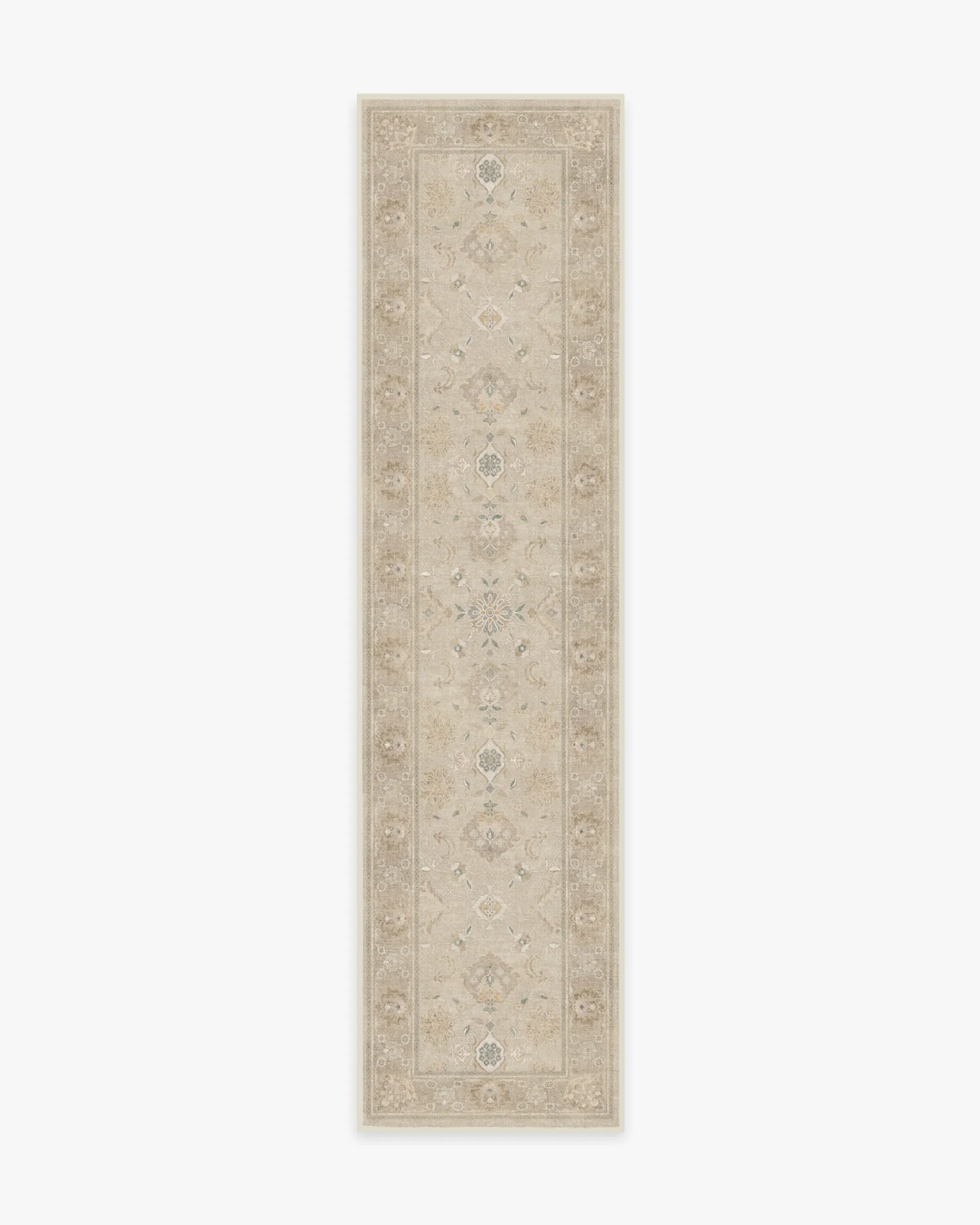Runner Rug Machine Washable - Ivory, Chenille