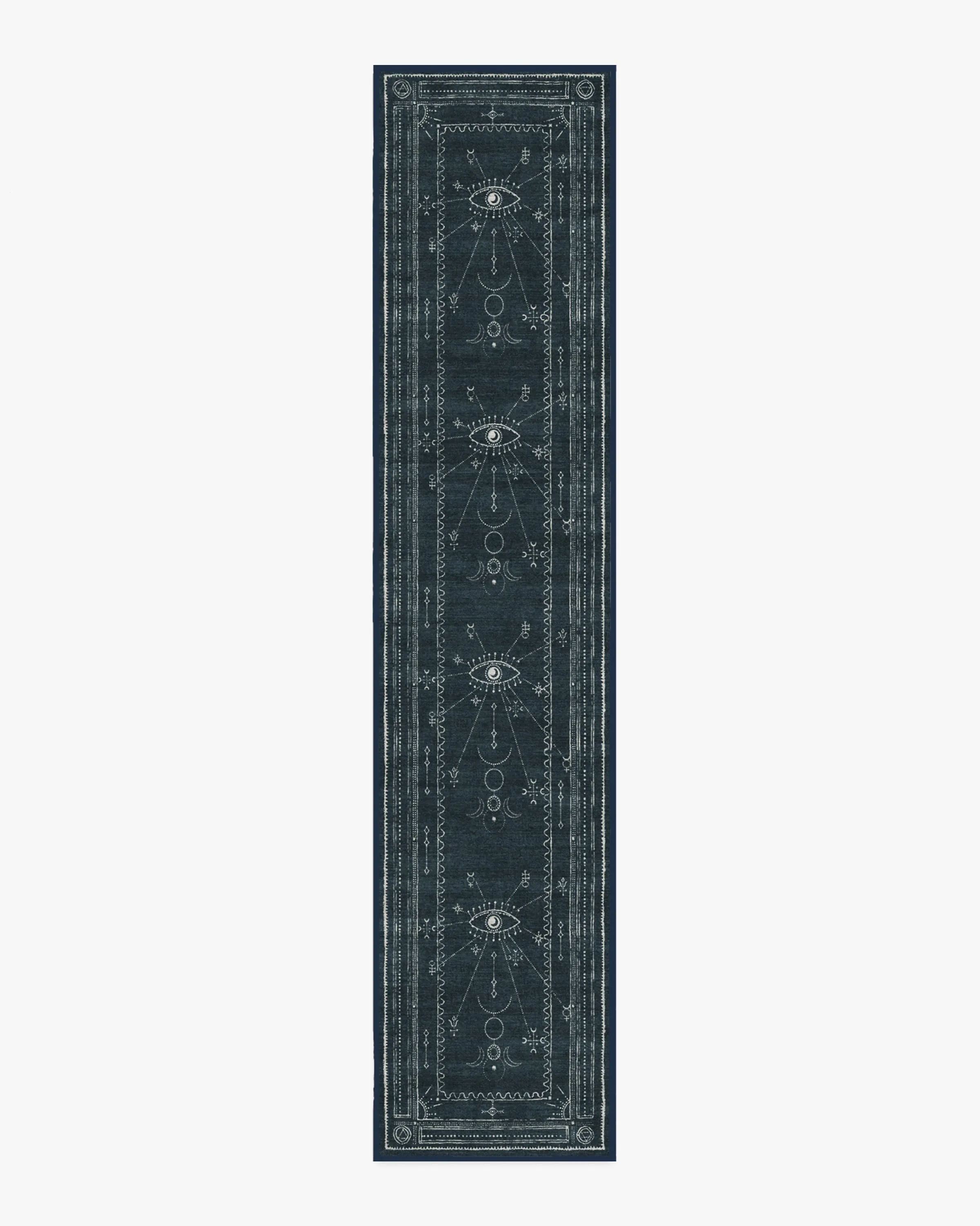Runner Rug Machine Washable - Midnight Blue